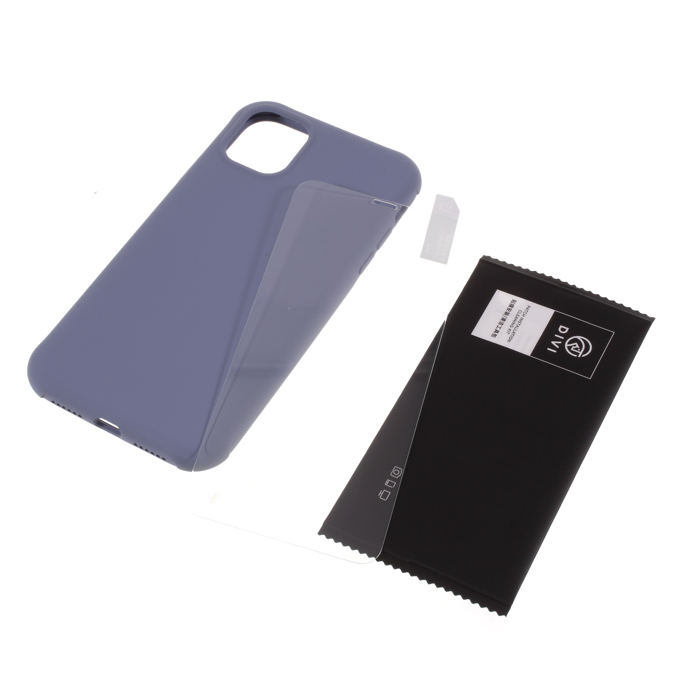 DIVI Shockproof Liquid Silicone Cover with Tempered Glass Screen Protector for iPhone 11 6.1 inch - Purple, iPhone 11 6.1 inch
DIVI Shockproof Liquid Silicone Cover with Tempered Glass Screen Protector for iPhone 11 6.1 inch - Purple, iPhone 11 6.1 inch