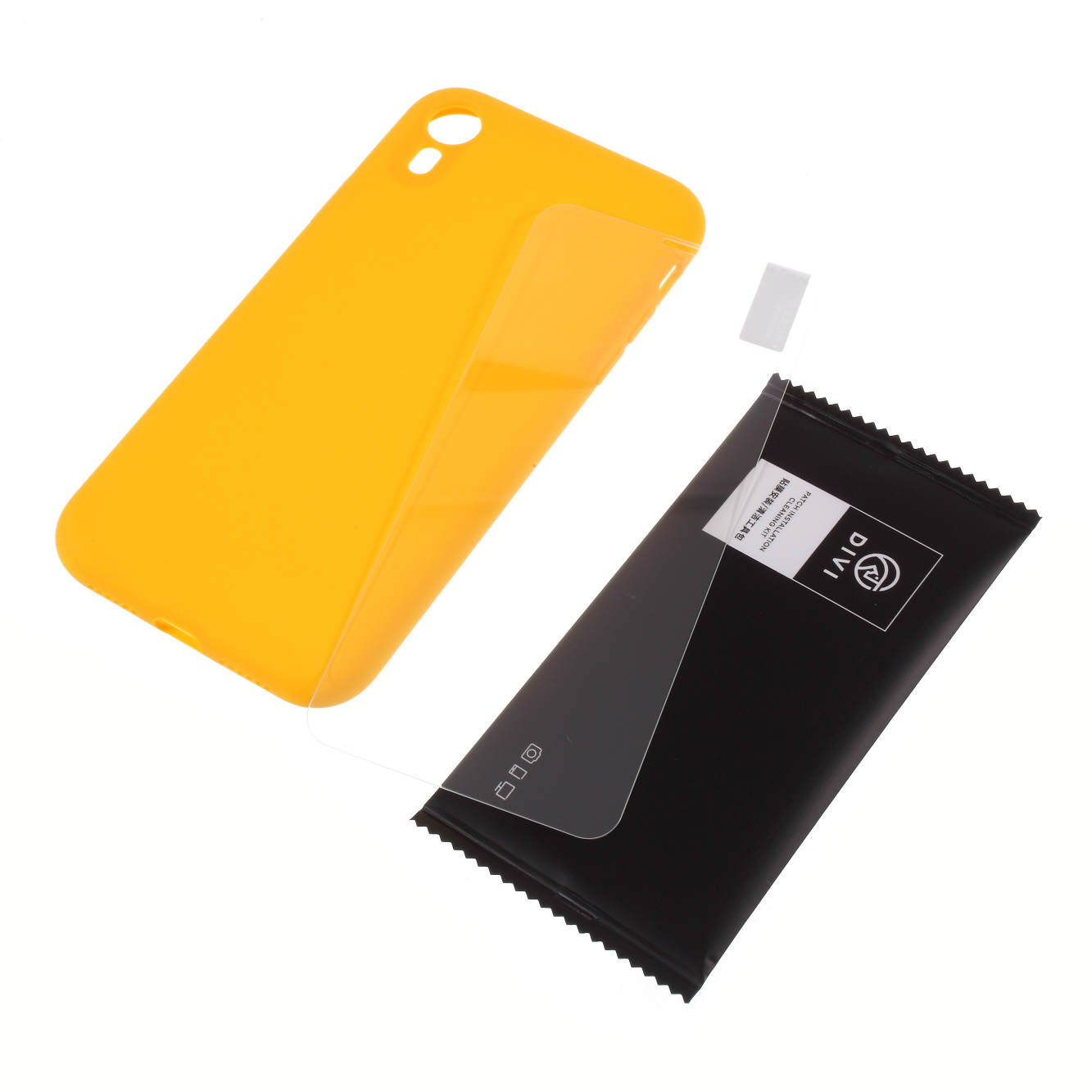 DIVI Slim Liquid Silicone Case Shell with with Tempered Glass Screen Protector for iPhone XR 6.1 inch - Yellow, iPhone XR 6.1 inch
DIVI Slim Liquid Silicone Case Shell with with Tempered Glass Screen Protector for iPhone XR 6.1 inch - Yellow, iPhone XR 6.1 inch