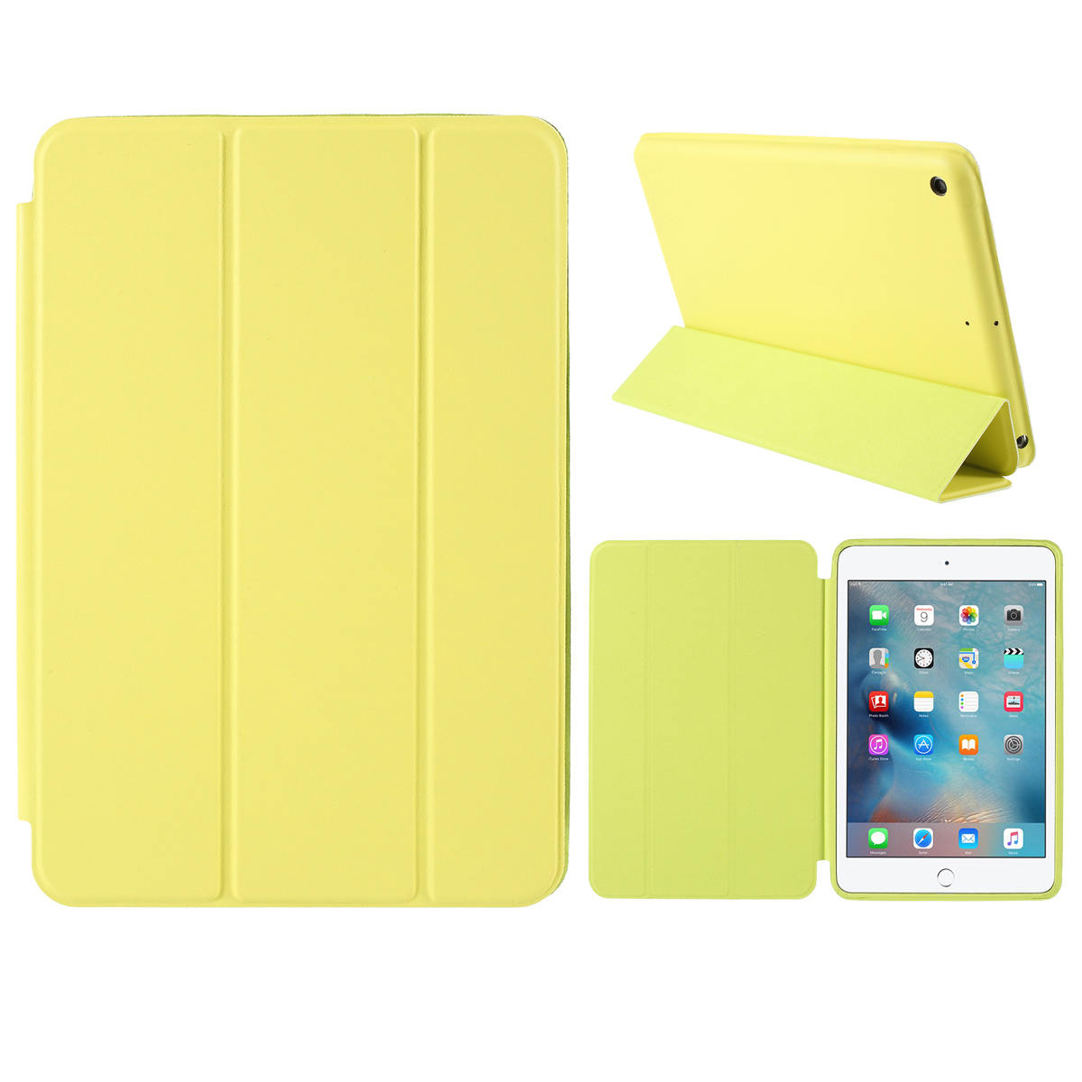 Трехстальный Стенд Умный Кожаный Корпус Для Ipad Mini (2019) 7,9 Дюйма - Желтый, iPad mini (2019) 7.9 inch
Трехстальный Стенд Умный Кожаный Корпус Для Ipad Mini (2019) 7,9 Дюйма - Желтый, iPad mini (2019) 7.9 inch