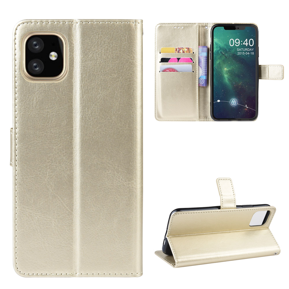 Crazy Horse Surface PU Leather Phone Shell for iPhone 12 Pro Max 6.7 inch - Gold, iPhone 12 Pro Max
Crazy Horse Surface PU Leather Phone Shell for iPhone 12 Pro Max 6.7 inch - Gold, iPhone 12 Pro Max