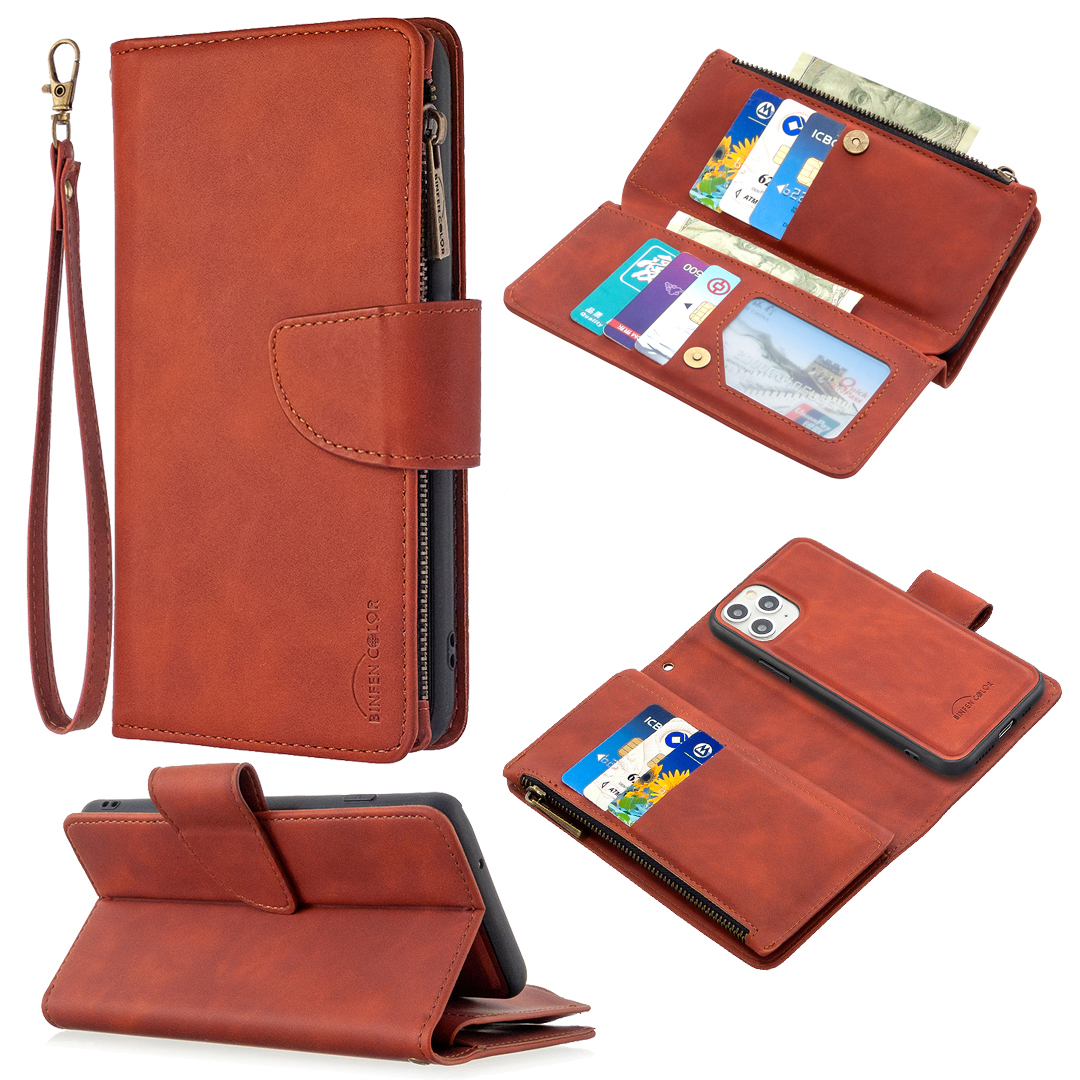 Zipper Pocket Detachable 2-in-1 Leather Wallet Stand Case for iPhone 11 Pro 5.8 inch - Brown, iPhone 11 Pro 5.8 inch
Zipper Pocket Detachable 2-in-1 Leather Wallet Stand Case for iPhone 11 Pro 5.8 inch - Brown, iPhone 11 Pro 5.8 inch