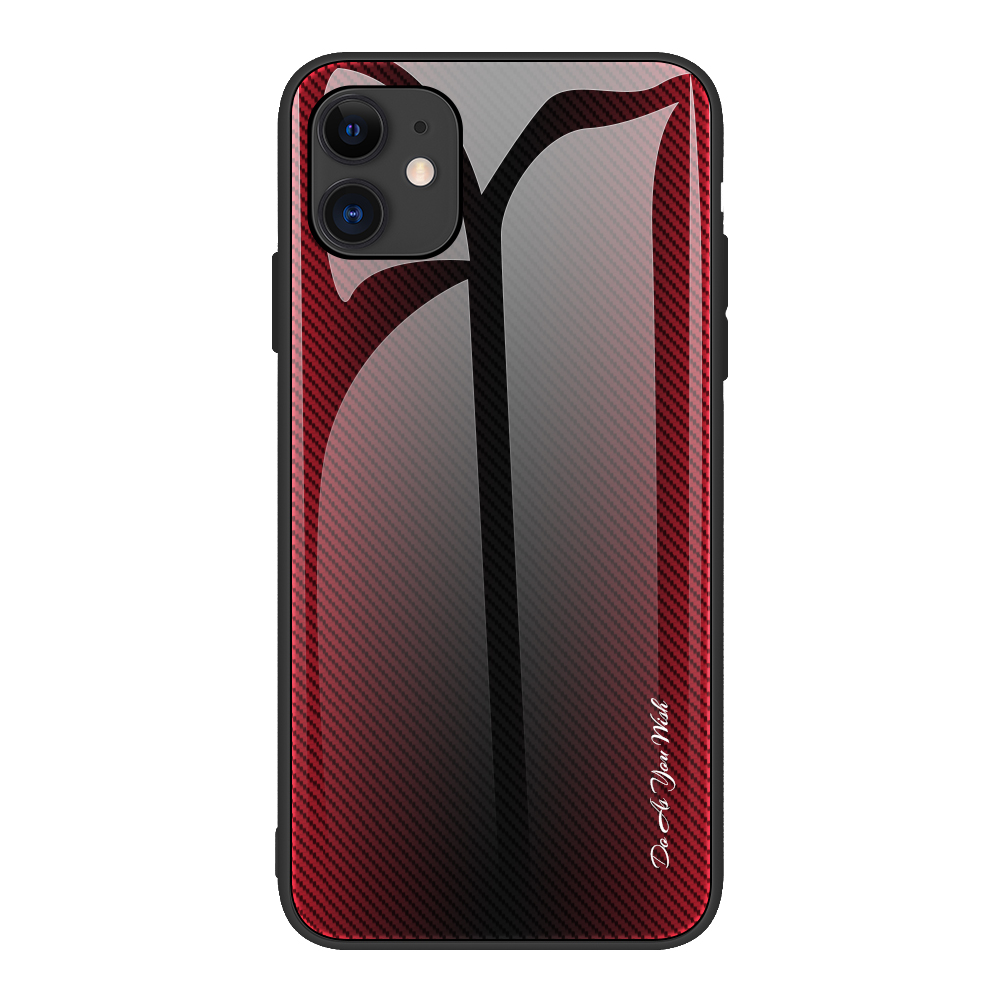 Carbon Fibre Texture Glass Back + TPU Combo Case for iPhone 12 mini - Red, iPhone 12 mini
Carbon Fibre Texture Glass Back + TPU Combo Case for iPhone 12 mini - Red, iPhone 12 mini