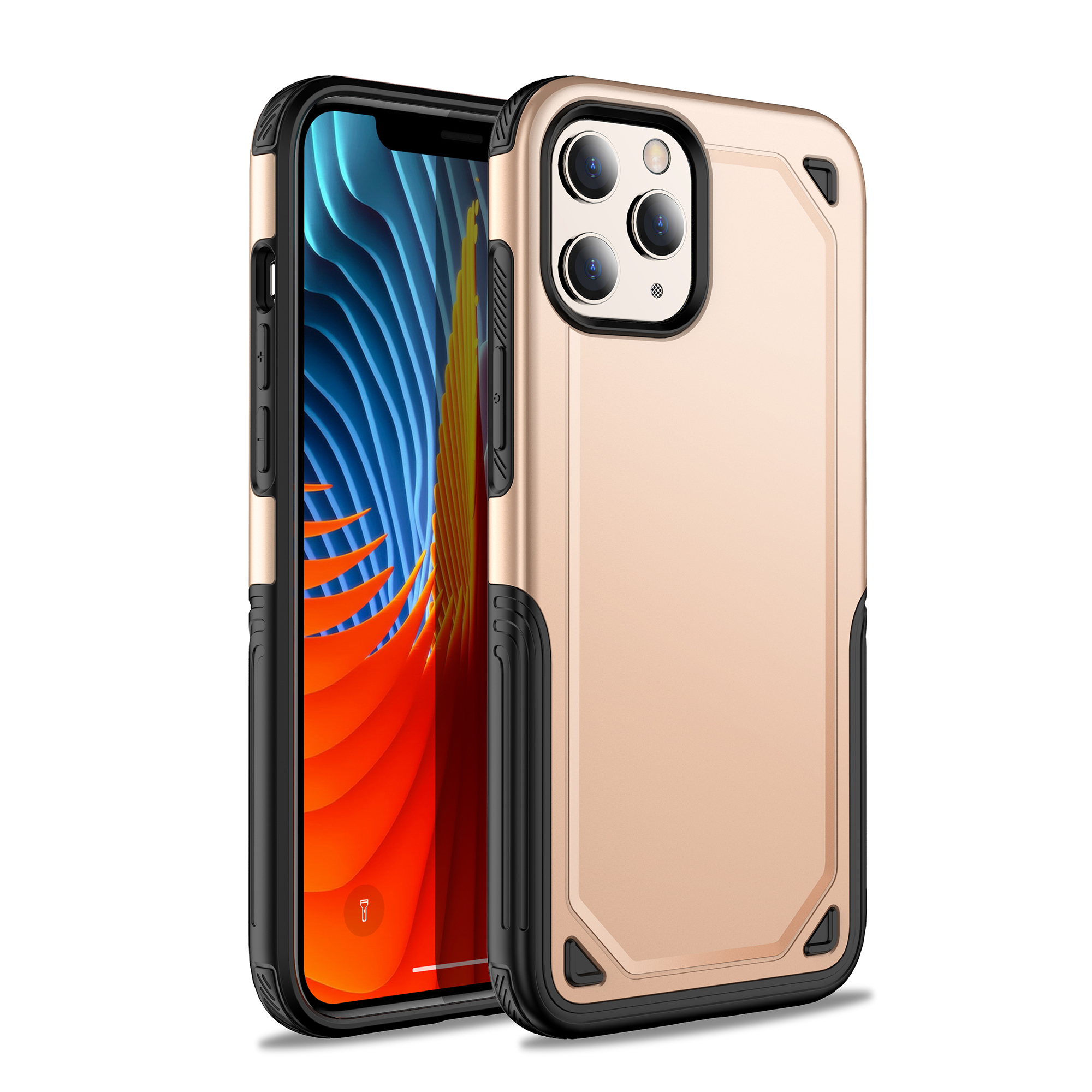 Phone Cover Plastic + TPU Hybrid Rugged Armor Case for iPhone 12 Pro Max 6.7 inch - Gold, iPhone 12 Pro Max
Phone Cover Plastic + TPU Hybrid Rugged Armor Case for iPhone 12 Pro Max 6.7 inch - Gold, iPhone 12 Pro Max