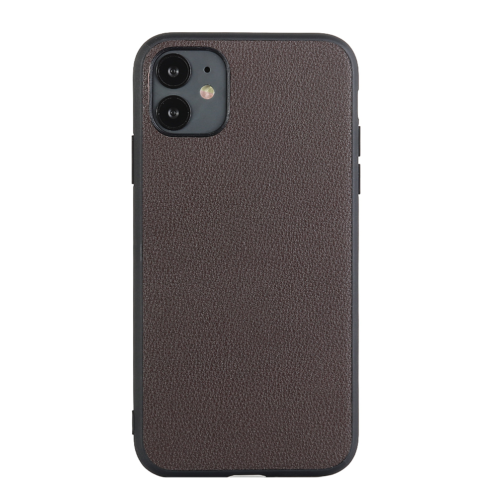 Genuine Leather Coated PC + TPU Hybrid Cover for iPhone 12 Pro/12 - Brown, iPhone 12 Pro
Genuine Leather Coated PC + TPU Hybrid Cover for iPhone 12 Pro/12 - Brown, iPhone 12 Pro