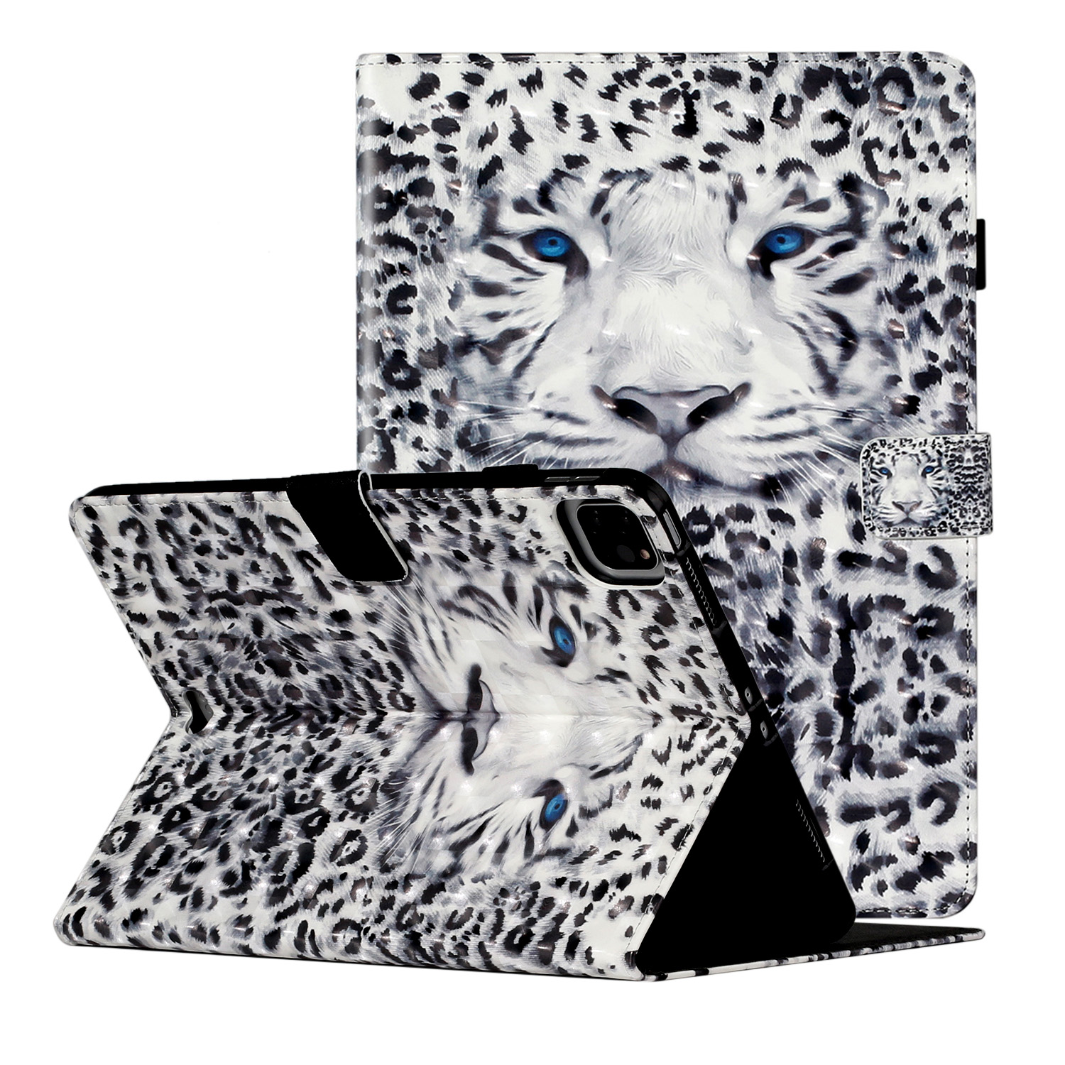 Light Spot Decor Patterned PU Leather Stand Shell Tablet Case for iPad Pro 11-inch (2020)/(2018) - Scary Leopard, iPad Pro 11-inch (2020)
Light Spot Decor Patterned PU Leather Stand Shell Tablet Case for iPad Pro 11-inch (2020)/(2018) - Scary Leopard, iPad Pro 11-inch (2020)
