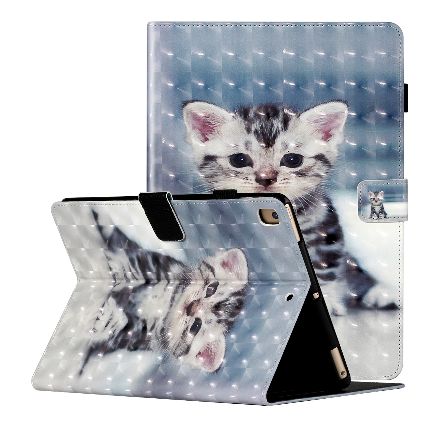 Light Spot Decor Patterned PU Leather Shell Stand Shell Tablet Cover for iPad Air 2/Air (2013)/9.7-inch (2018) - Little Cat, iPad 9.7-inch (2018)
Light Spot Decor Patterned PU Leather Shell Stand Shell Tablet Cover for iPad Air 2/Air (2013)/9.7-inch (2018) - Little Cat, iPad 9.7-inch (2018)