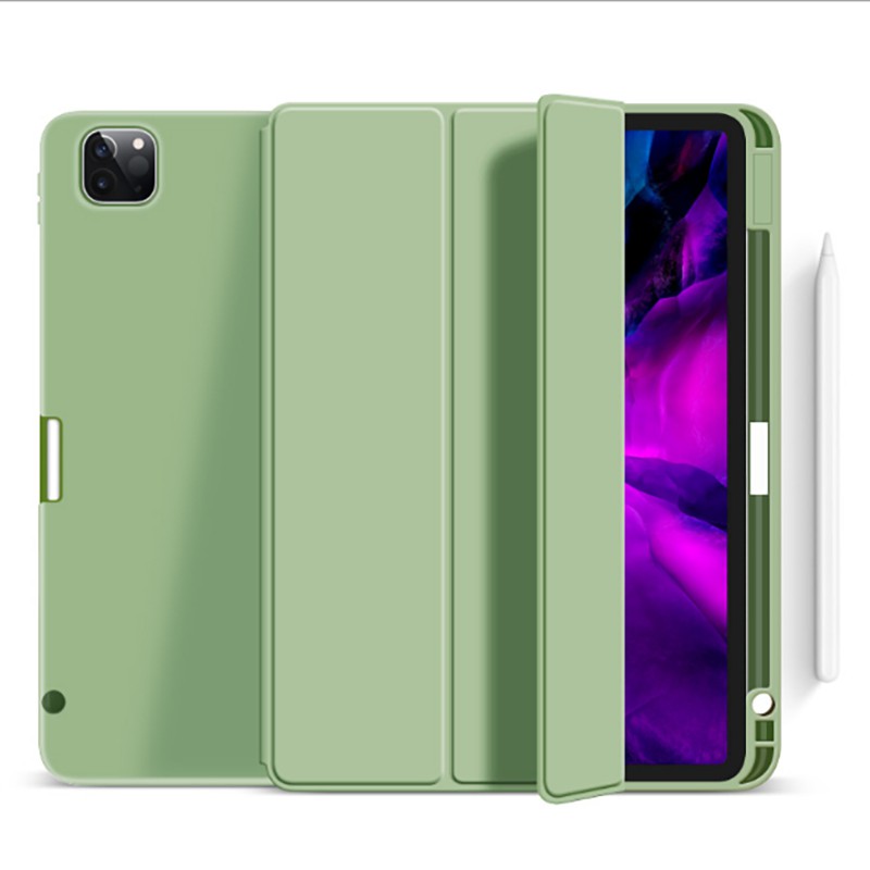 New Second Generation Tri-fold Stand Leather Smart Case with Pencil Slot for iPad Pro 12.9-inch (2020) / (2018) - Light Green, iPad Pro 12.9-inch (2020)
New Second Generation Tri-fold Stand Leather Smart Case with Pencil Slot for iPad Pro 12.9-inch (2020) / (2018) - Light Green, iPad Pro 12.9-inch (2020)
