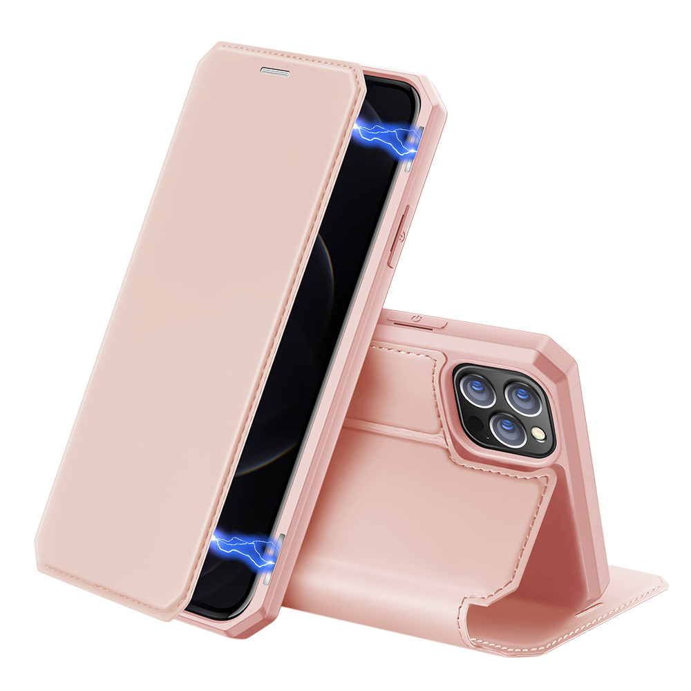 DUX DUCIS Skin X Auto-absorbed Leather Stand Case for iPhone 12 Pro Max 6.7 inch - Rose Gold, iPhone 12 Pro Max
DUX DUCIS Skin X Auto-absorbed Leather Stand Case for iPhone 12 Pro Max 6.7 inch - Rose Gold, iPhone 12 Pro Max