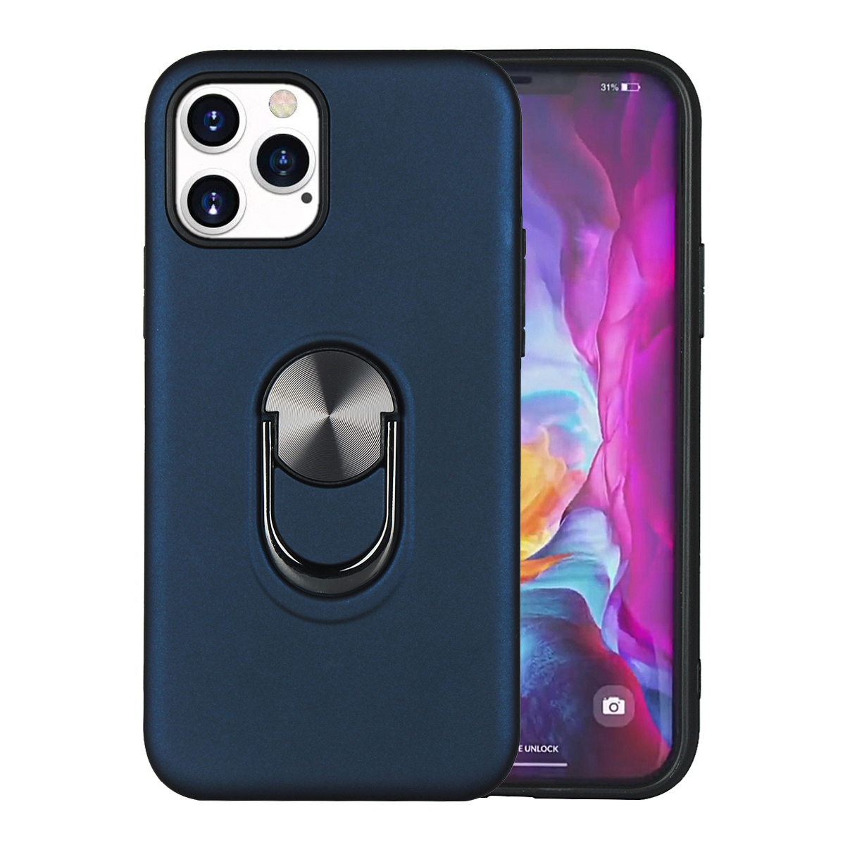 2 В 1 ПК + ТПУ Гибридный Чехол С Кольцом Для IPhone 12 Mini - Синий, iPhone 12 mini
2 В 1 ПК + ТПУ Гибридный Чехол С Кольцом Для IPhone 12 Mini - Синий, iPhone 12 mini