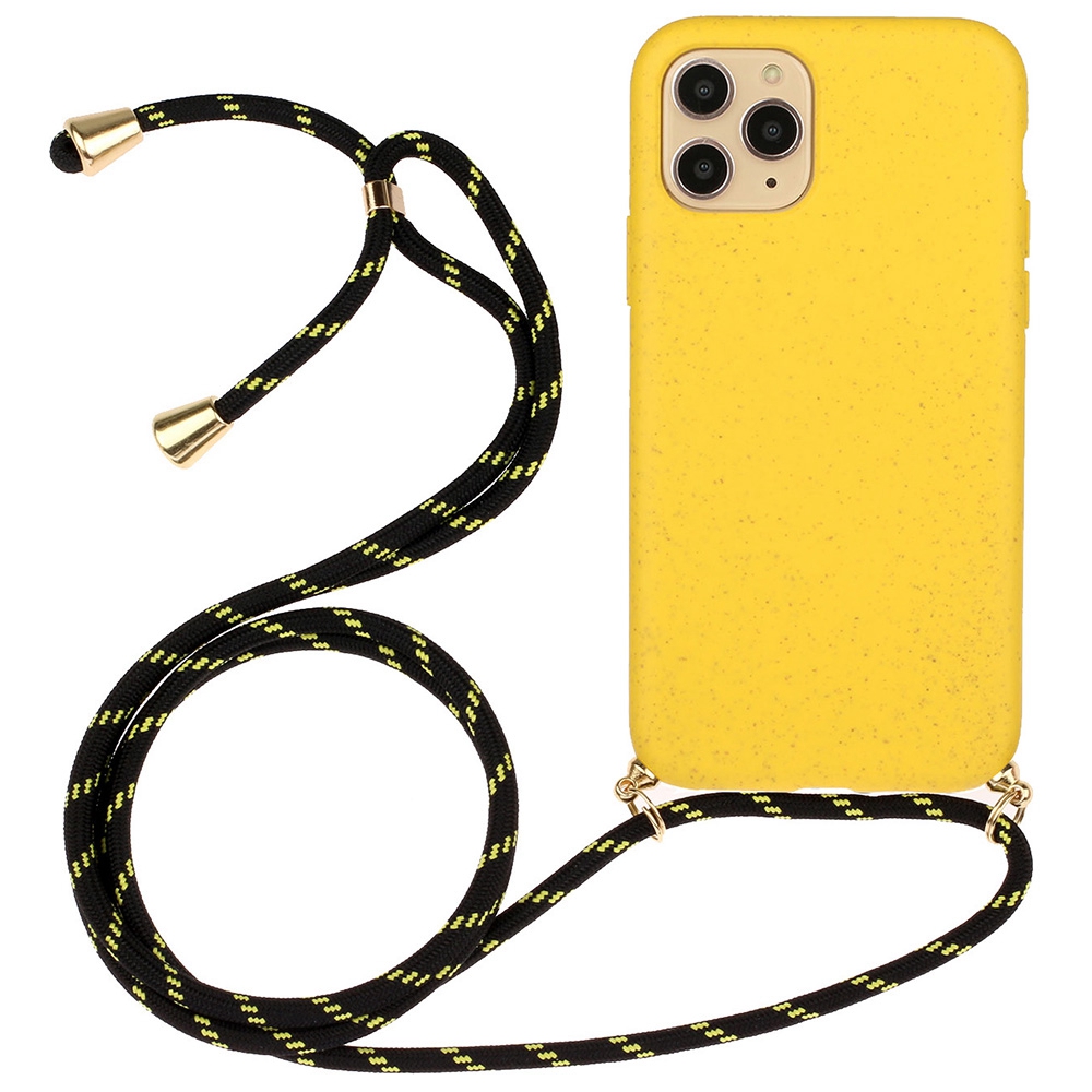 Biodegradable Phone Case for iPhone 12 Pro Max 6.7 inch Wheat Straw + Soft TPU Cover with Multi-function Strap - Yellow, iPhone 12 Pro Max
Biodegradable Phone Case for iPhone 12 Pro Max 6.7 inch Wheat Straw + Soft TPU Cover with Multi-function Strap - Yellow, iPhone 12 Pro Max