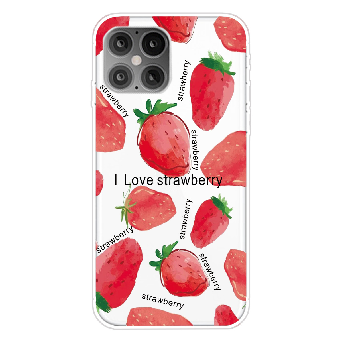 Printing Skin Flexible TPU Protective Cover for iPhone 12 Pro/12 - Strawberries, iPhone 12
Printing Skin Flexible TPU Protective Cover for iPhone 12 Pro/12 - Strawberries, iPhone 12