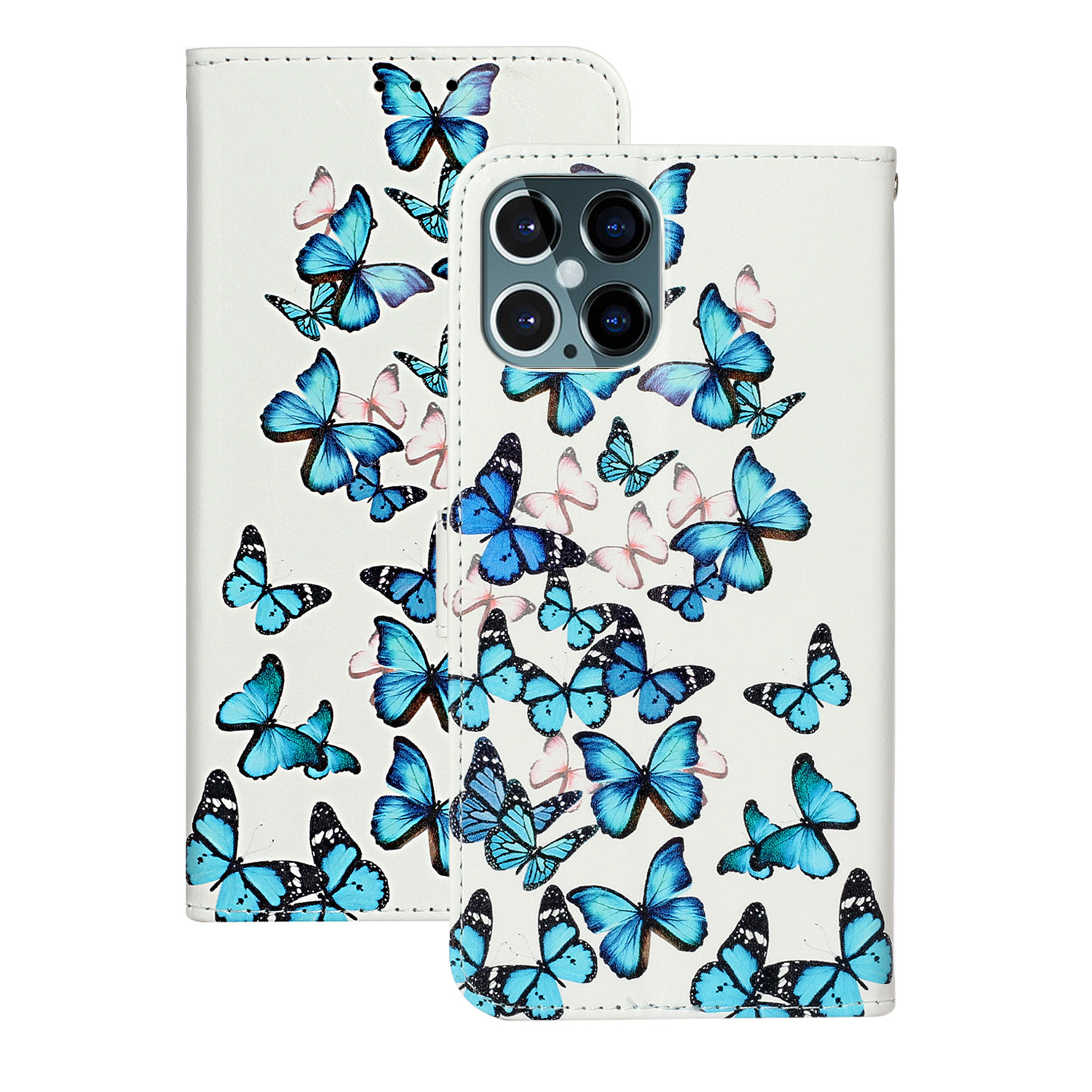Modèle D'impression de Portefeuille en Cuir Couverture de Téléphone Pour Iphone 12 Pro / 12 - Papillons
Modèle D'impression de Portefeuille en Cuir Couverture de Téléphone Pour Iphone 12 Pro / 12 - Papillons