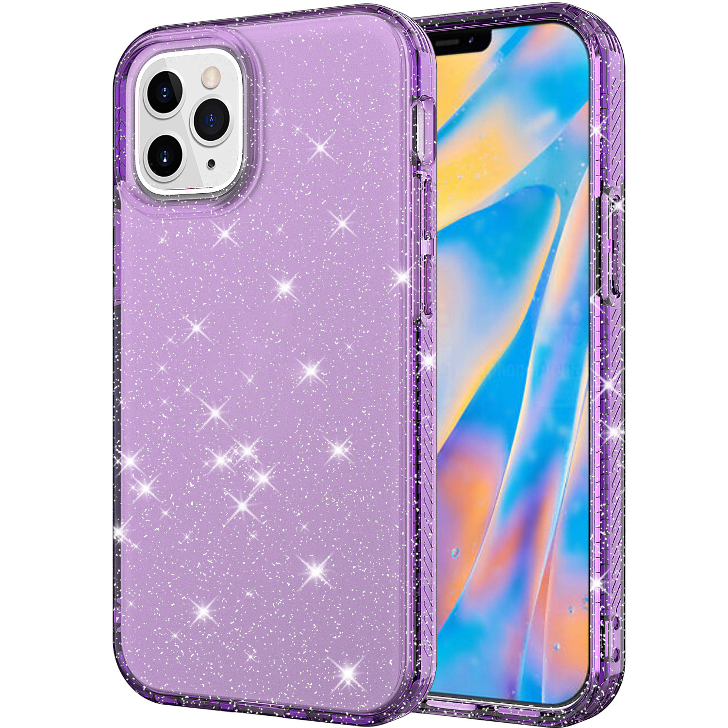 Thicken Protection Flash Powder TPU Case for iPhone 12 mini - Purple, iPhone 12 mini
Thicken Protection Flash Powder TPU Case for iPhone 12 mini - Purple, iPhone 12 mini
