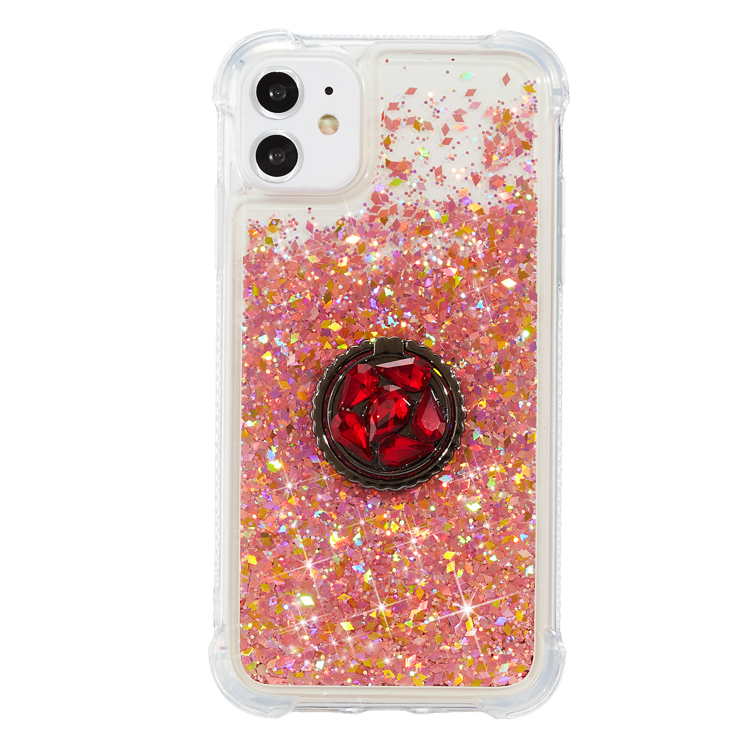 Glitter Powder Quicksand Rhinestone Decor Kickstand TPU Shell for iPhone 11 6.1 inch - Red, iPhone 11 6.1 inch
Glitter Powder Quicksand Rhinestone Decor Kickstand TPU Shell for iPhone 11 6.1 inch - Red, iPhone 11 6.1 inch