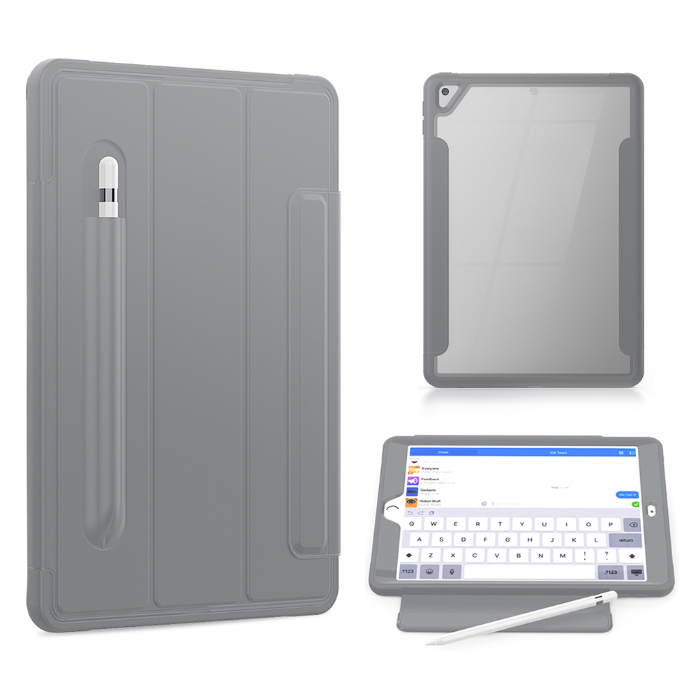 Кожа Pu+акрил+пк+tpu Три-разгона Для Ipad 10.2 (2021)/(2020)/(2019) - Серый, iPad 10.2 (2020)
Кожа Pu+акрил+пк+tpu Три-разгона Для Ipad 10.2 (2021)/(2020)/(2019) - Серый, iPad 10.2 (2020)