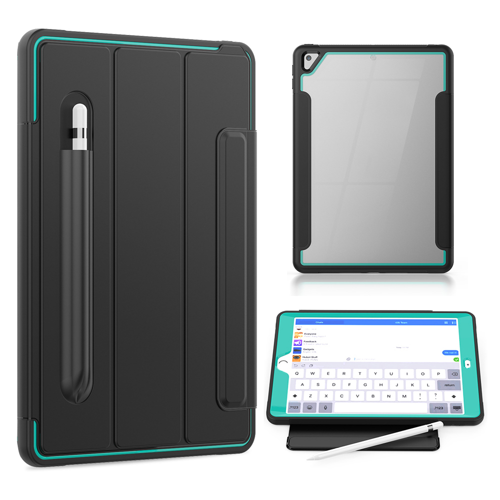 Кожа Pu+акрил+пк+tpu Три-разгона Для Ipad 10.2 (2021)/(2020)/(2019) - Черный/голубой, iPad 10.2 (2020)
Кожа Pu+акрил+пк+tpu Три-разгона Для Ipad 10.2 (2021)/(2020)/(2019) - Черный/голубой, iPad 10.2 (2020)