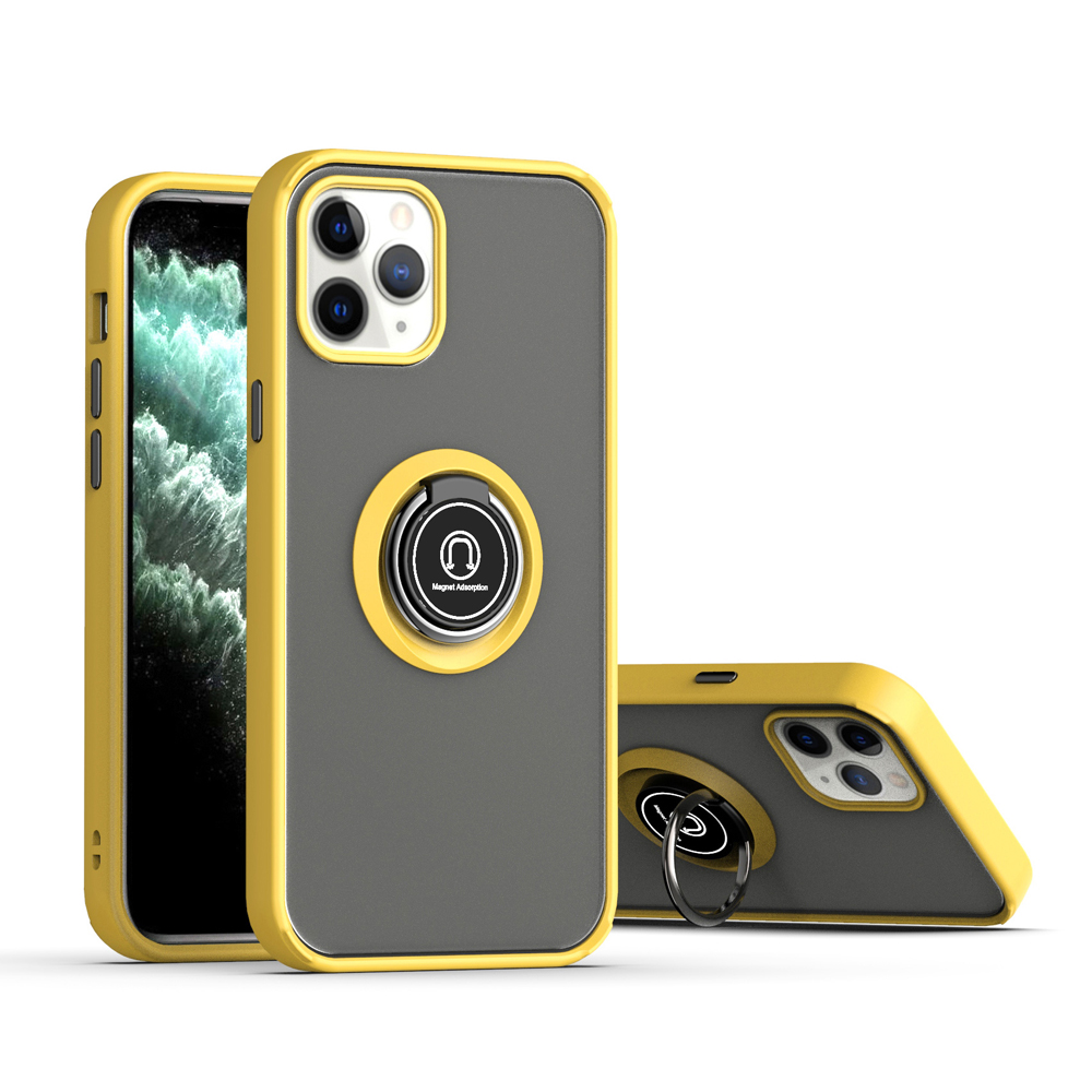Heng Series Mini with Kickstand TPU + PC Cover for iPhone 12 Pro/12 - Yellow/Black, iPhone 12 Pro
Heng Series Mini with Kickstand TPU + PC Cover for iPhone 12 Pro/12 - Yellow/Black, iPhone 12 Pro