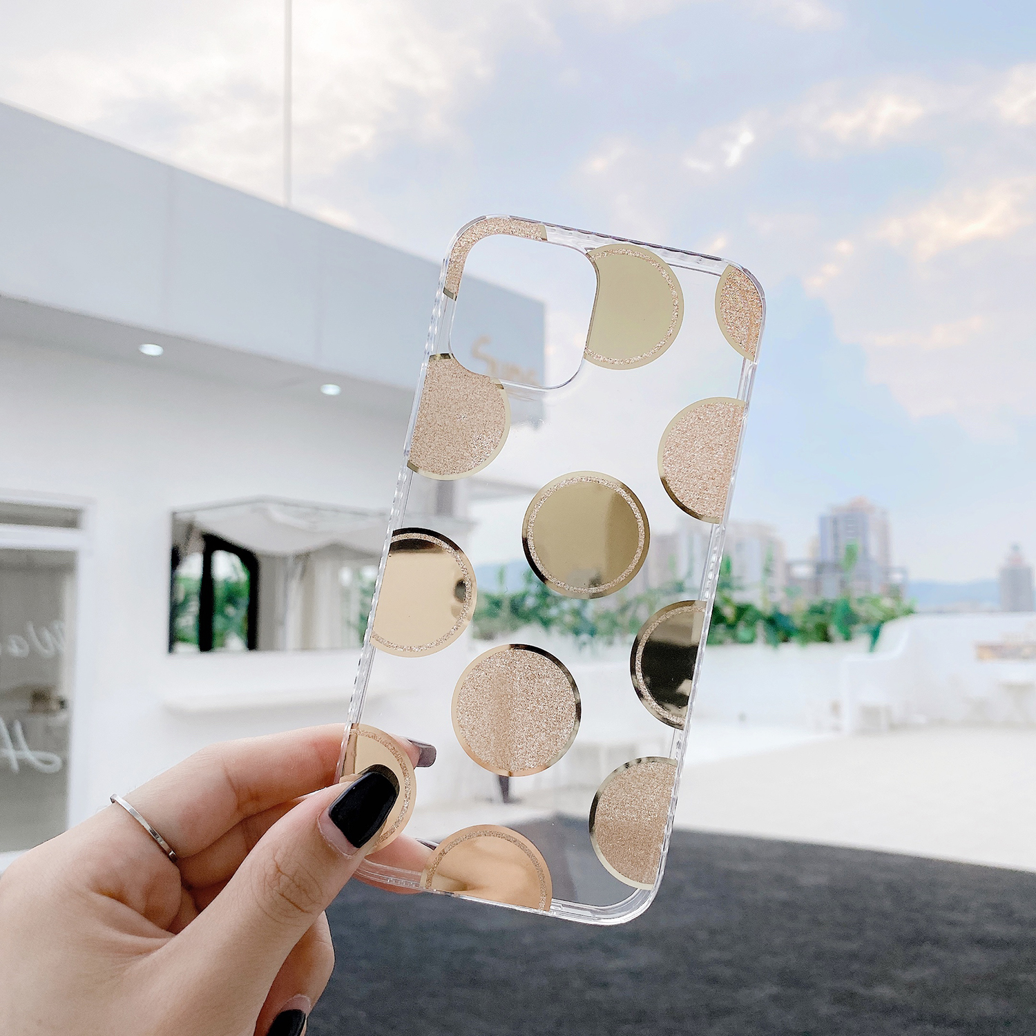 Love Heart Dot Pattern Shell TPU Case for iPhone 12 mini - Dot/Gold, iPhone 12 mini
Love Heart Dot Pattern Shell TPU Case for iPhone 12 mini - Dot/Gold, iPhone 12 mini