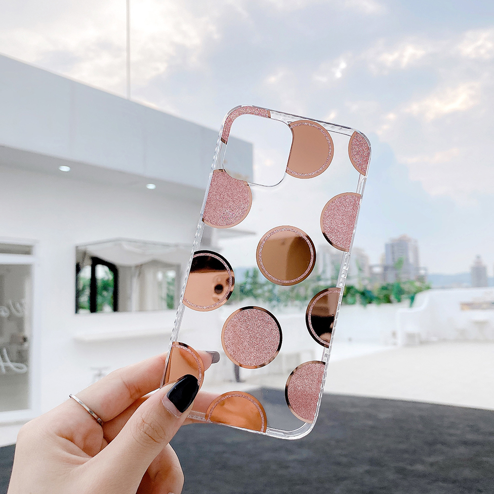 Love Heart Dot Pattern Shell TPU Phone Case for iPhone 12 Pro/12 6.1 inch - Dot/Rose Gold, iPhone 12
Love Heart Dot Pattern Shell TPU Phone Case for iPhone 12 Pro/12 6.1 inch - Dot/Rose Gold, iPhone 12