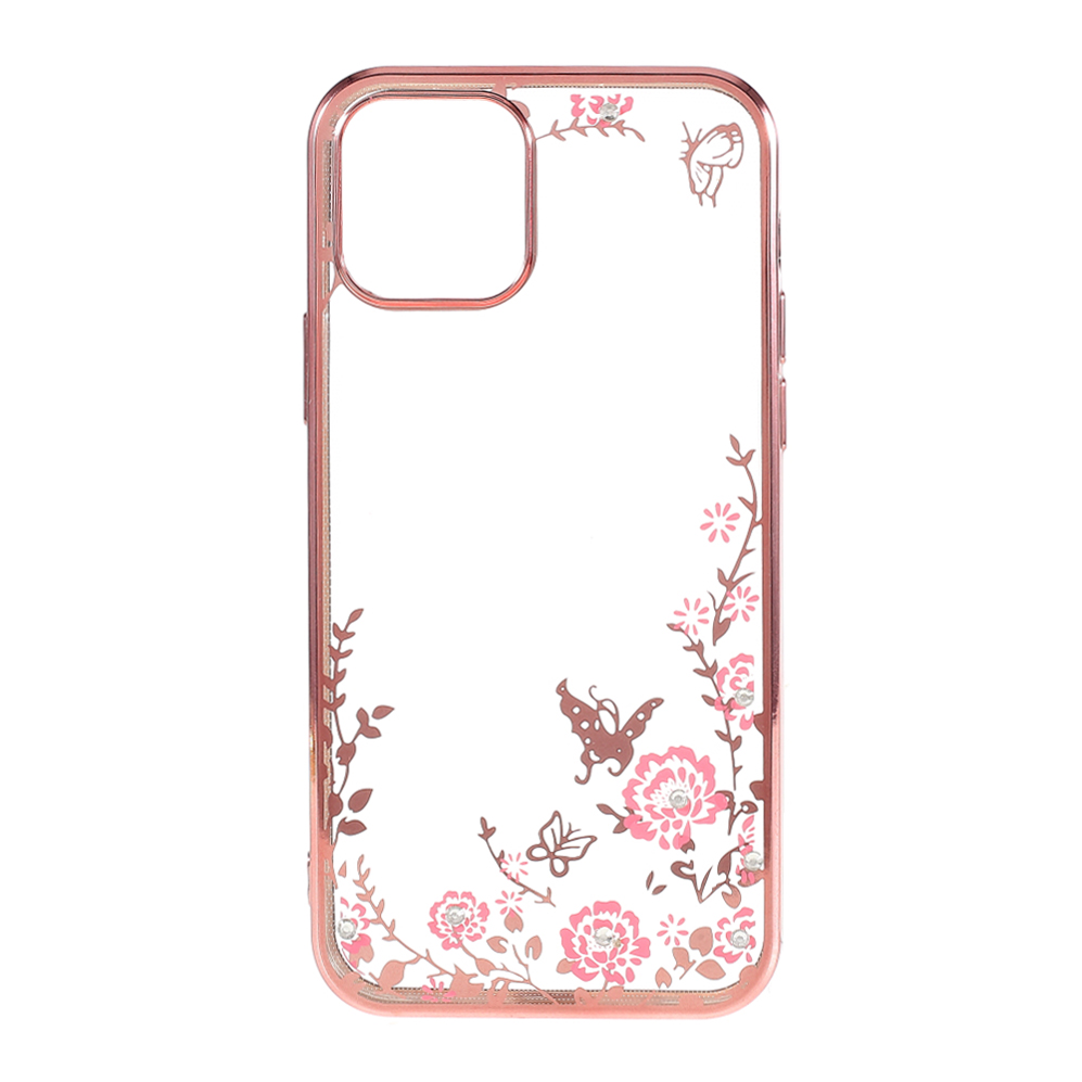 Electroplated Rhinestone TPU Protective Cover for iPhone 12 mini - Rose Gold, iPhone 12 mini
Electroplated Rhinestone TPU Protective Cover for iPhone 12 mini - Rose Gold, iPhone 12 mini