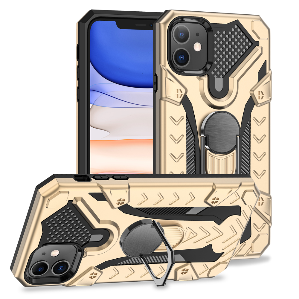 Armor Guard Detachable Kickstand TPU+PC Protector Shell with Metal Sheet for iPhone 11 6.1 inch - Gold, iPhone 11 6.1 inch
Armor Guard Detachable Kickstand TPU+PC Protector Shell with Metal Sheet for iPhone 11 6.1 inch - Gold, iPhone 11 6.1 inch