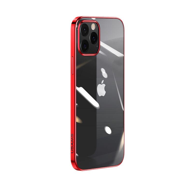 USAMS US-BH615 Shield Series Case for iPhone 12 mini Electroplated Frame Soft TPU Shell - Red, iPhone 12 mini
USAMS US-BH615 Shield Series Case for iPhone 12 mini Electroplated Frame Soft TPU Shell - Red, iPhone 12 mini