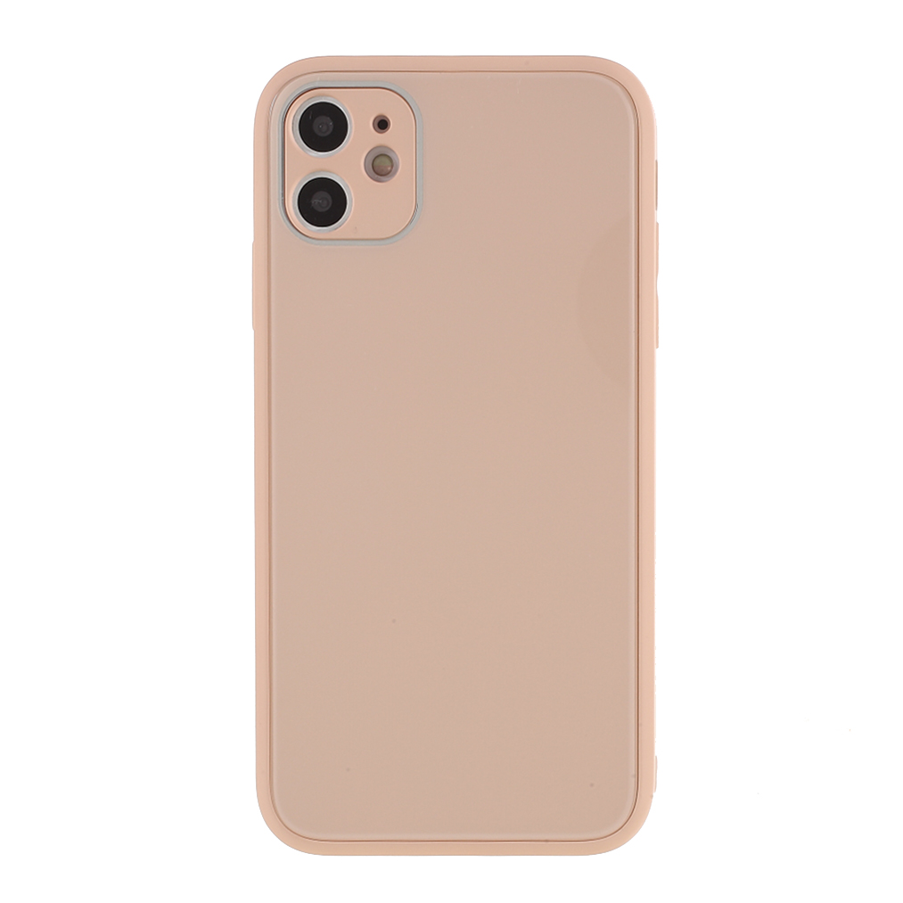 For iPhone 11 6.1 inch Glass + PC + TPU Combo Phone Cover Accessory - Apricot, iPhone 11 6.1 inch
For iPhone 11 6.1 inch Glass + PC + TPU Combo Phone Cover Accessory - Apricot, iPhone 11 6.1 inch