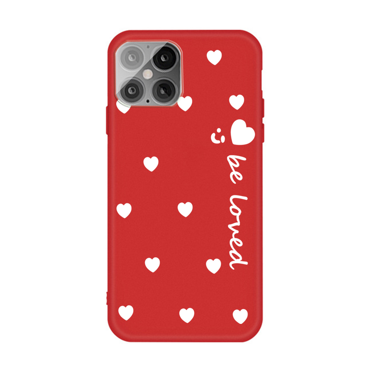 Little Heart Smile Pattern TPU Phone Case for iPhone 12 Pro / iPhone 12 - Red, iPhone 12 Pro
Little Heart Smile Pattern TPU Phone Case for iPhone 12 Pro / iPhone 12 - Red, iPhone 12 Pro
