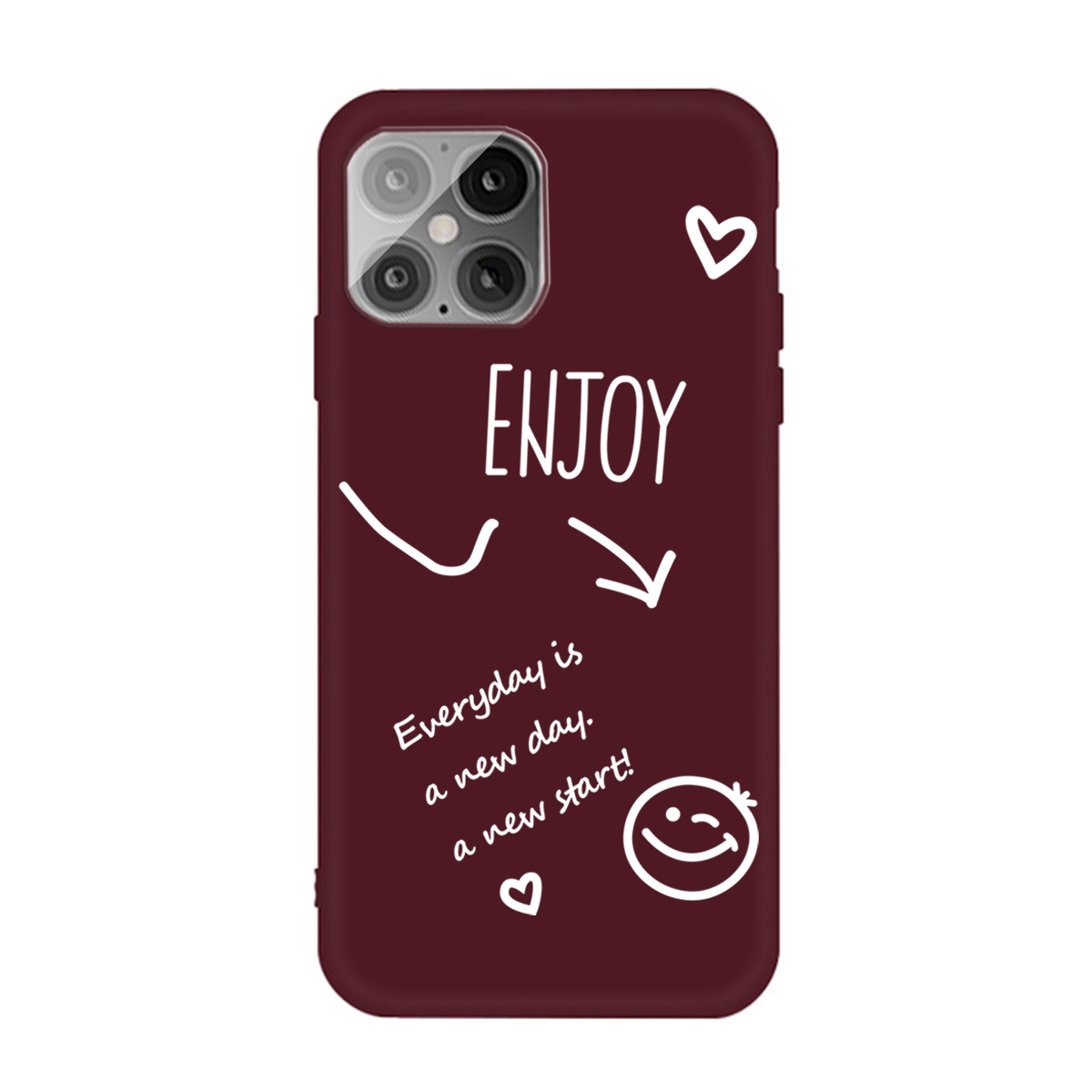Улыбка Pattern Printing Matte TPU Back Case Для IPhone 12 Pro / iPhone 12. - Красное Вино, iPhone 12 Pro
Улыбка Pattern Printing Matte TPU Back Case Для IPhone 12 Pro / iPhone 12. - Красное Вино, iPhone 12 Pro