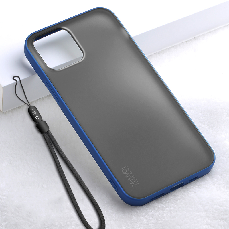 X-LEVEL Matte Texture TPU + Plastic Hybrid Phone Cover for iPhone 12 mini Case - Blue, iPhone 12 mini
X-LEVEL Matte Texture TPU + Plastic Hybrid Phone Cover for iPhone 12 mini Case - Blue, iPhone 12 mini