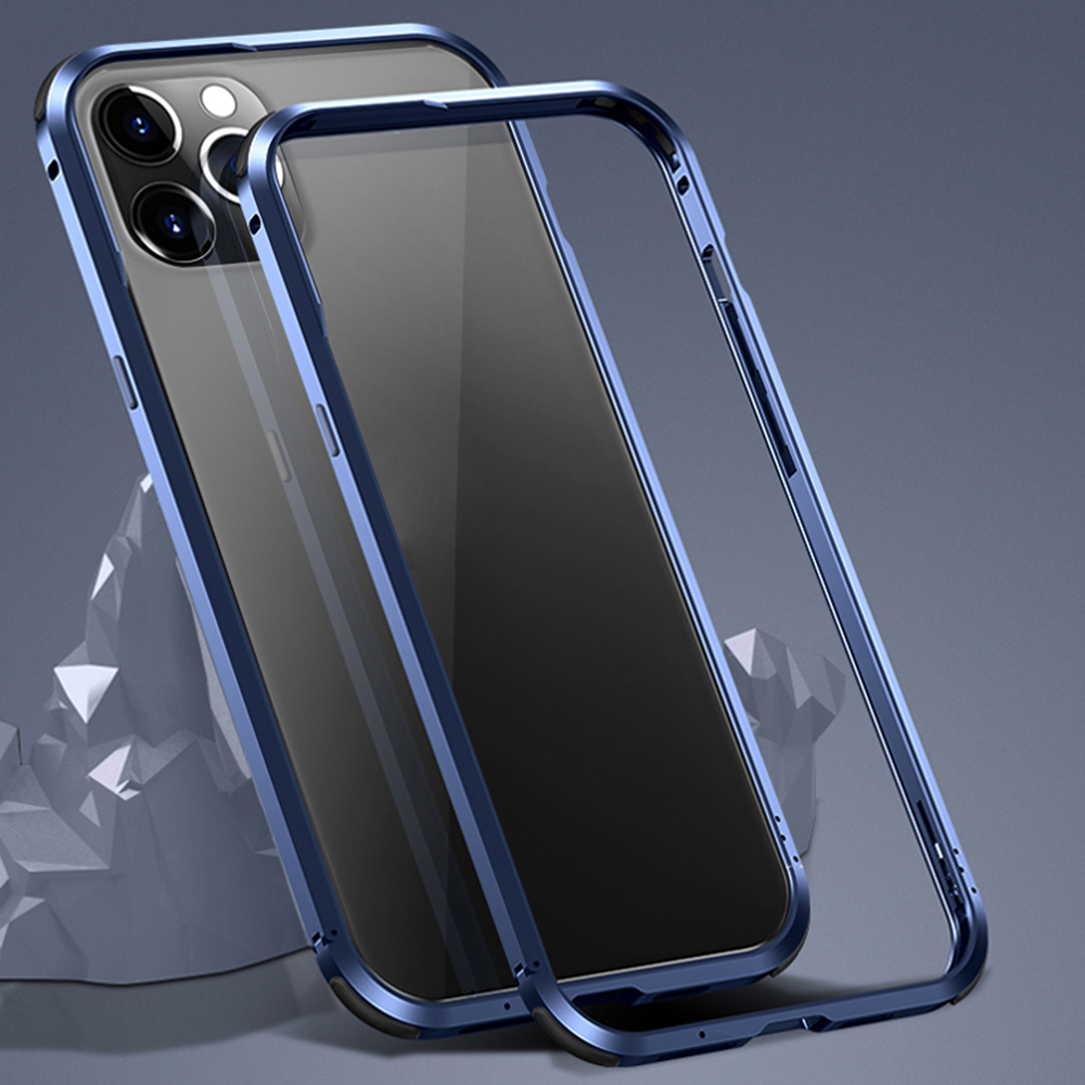 Le-Lock Series Shockproof Buckle Metal Frame Bumper Case for iPhone 12 Mini - Blue, iPhone 12 mini
Le-Lock Series Shockproof Buckle Metal Frame Bumper Case for iPhone 12 Mini - Blue, iPhone 12 mini