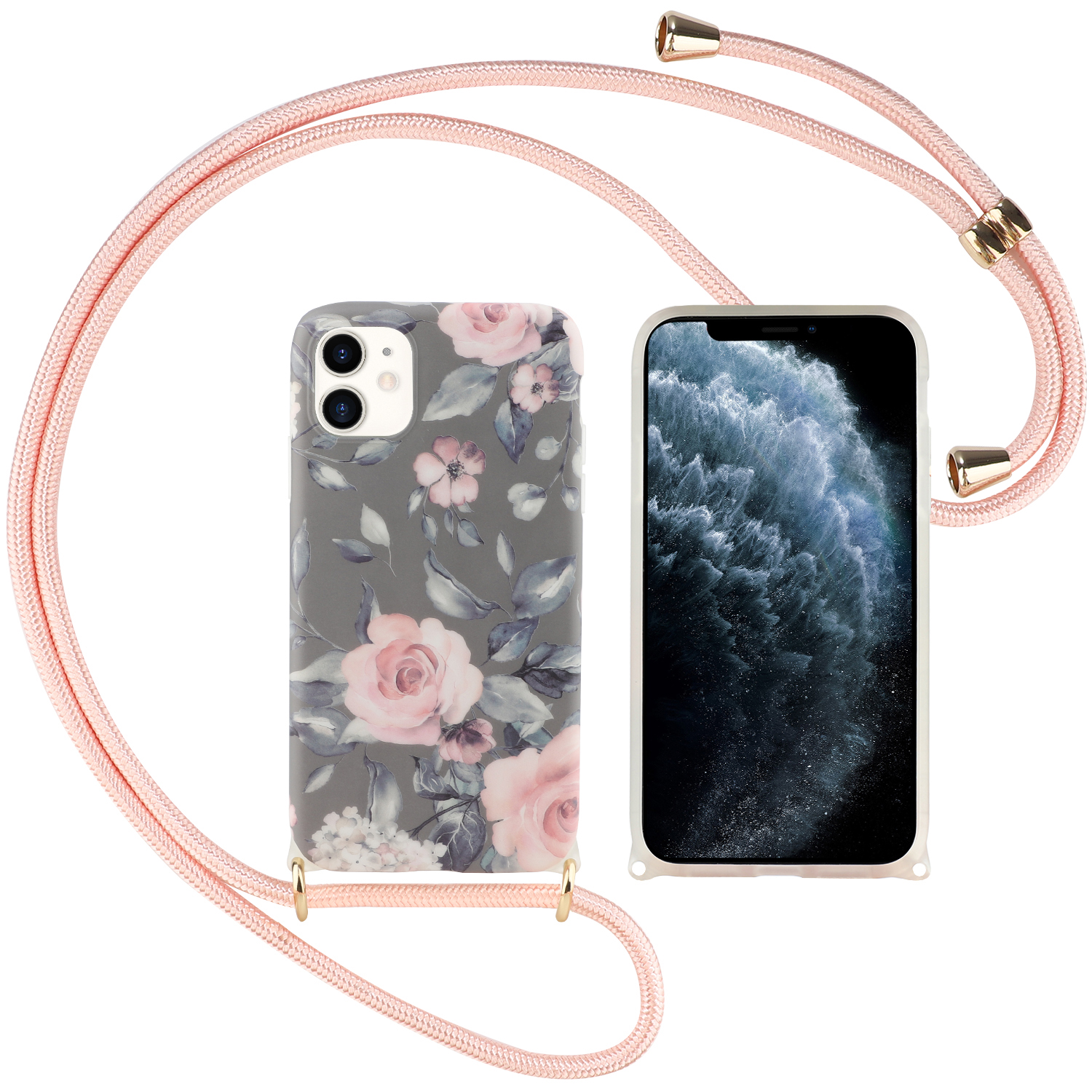 Матовый Чехол Для Отделки Телефона с Регулируемым Lanyard Для Iphone 12/12 Pro - Серые Цветы, iPhone 12
Матовый Чехол Для Отделки Телефона с Регулируемым Lanyard Для Iphone 12/12 Pro - Серые Цветы, iPhone 12