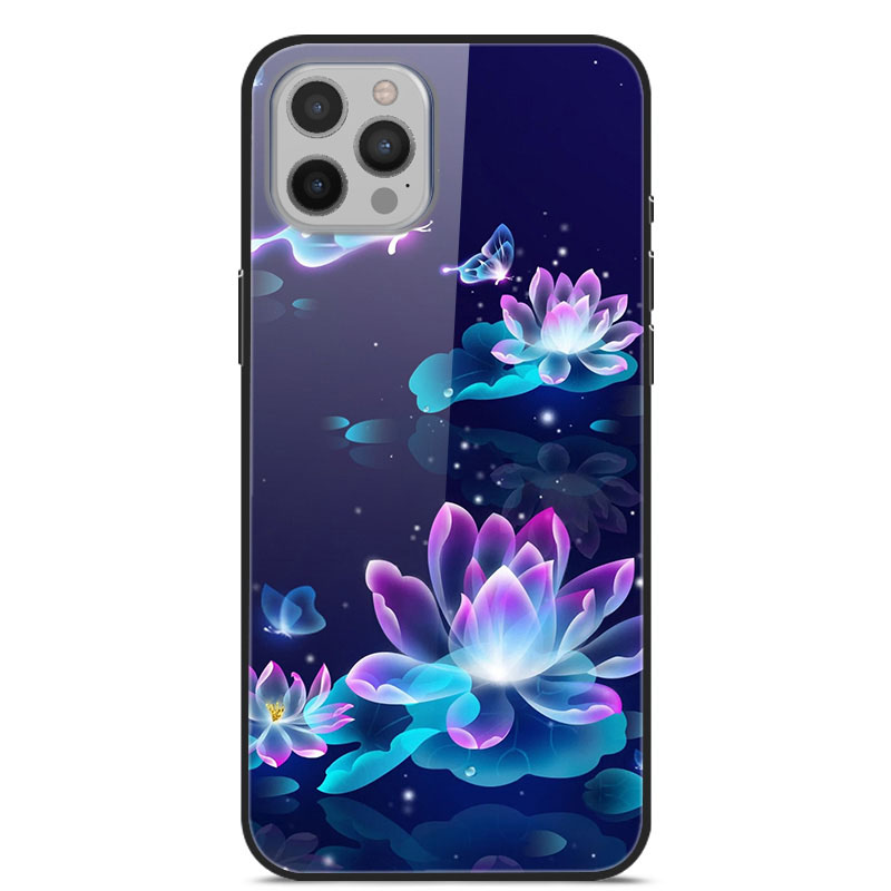 Pattern Printing Tempered Glass + TPU + PC Hybrid Case for iPhone 12 Pro Max - Lotus Flower, iPhone 12 Pro Max
Pattern Printing Tempered Glass + TPU + PC Hybrid Case for iPhone 12 Pro Max - Lotus Flower, iPhone 12 Pro Max