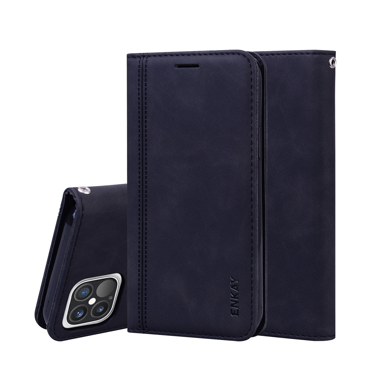 ENKAY ENK-PUC026 Business Style Auto -Absorbed Leather Phone Case with Card Holder and Stand for iPhone 12 Pro Max - Black, iPhone 12 Pro Max
ENKAY ENK-PUC026 Business Style Auto -Absorbed Leather Phone Case with Card Holder and Stand for iPhone 12 Pro Max - Black, iPhone 12 Pro Max