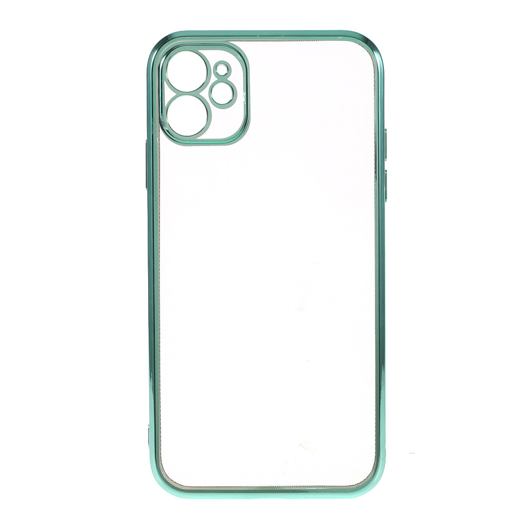 Electroplating TPU Frame Clear Case for iPhone 12 mini Cover - Green, iPhone 12 mini
Electroplating TPU Frame Clear Case for iPhone 12 mini Cover - Green, iPhone 12 mini