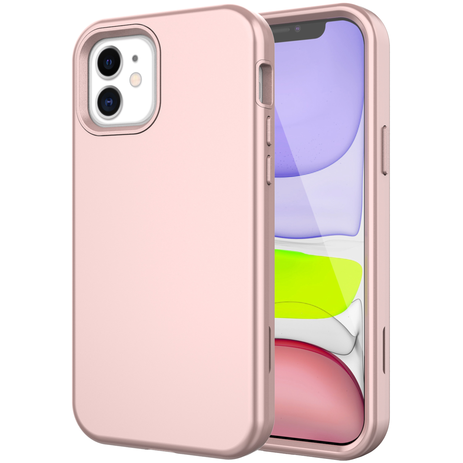 Thickened Shockproof Detachable PC + TPU Phone Casing for iPhone 12 Pro / iPhone 12 - Rose Gold, iPhone 12 Pro
Thickened Shockproof Detachable PC + TPU Phone Casing for iPhone 12 Pro / iPhone 12 - Rose Gold, iPhone 12 Pro