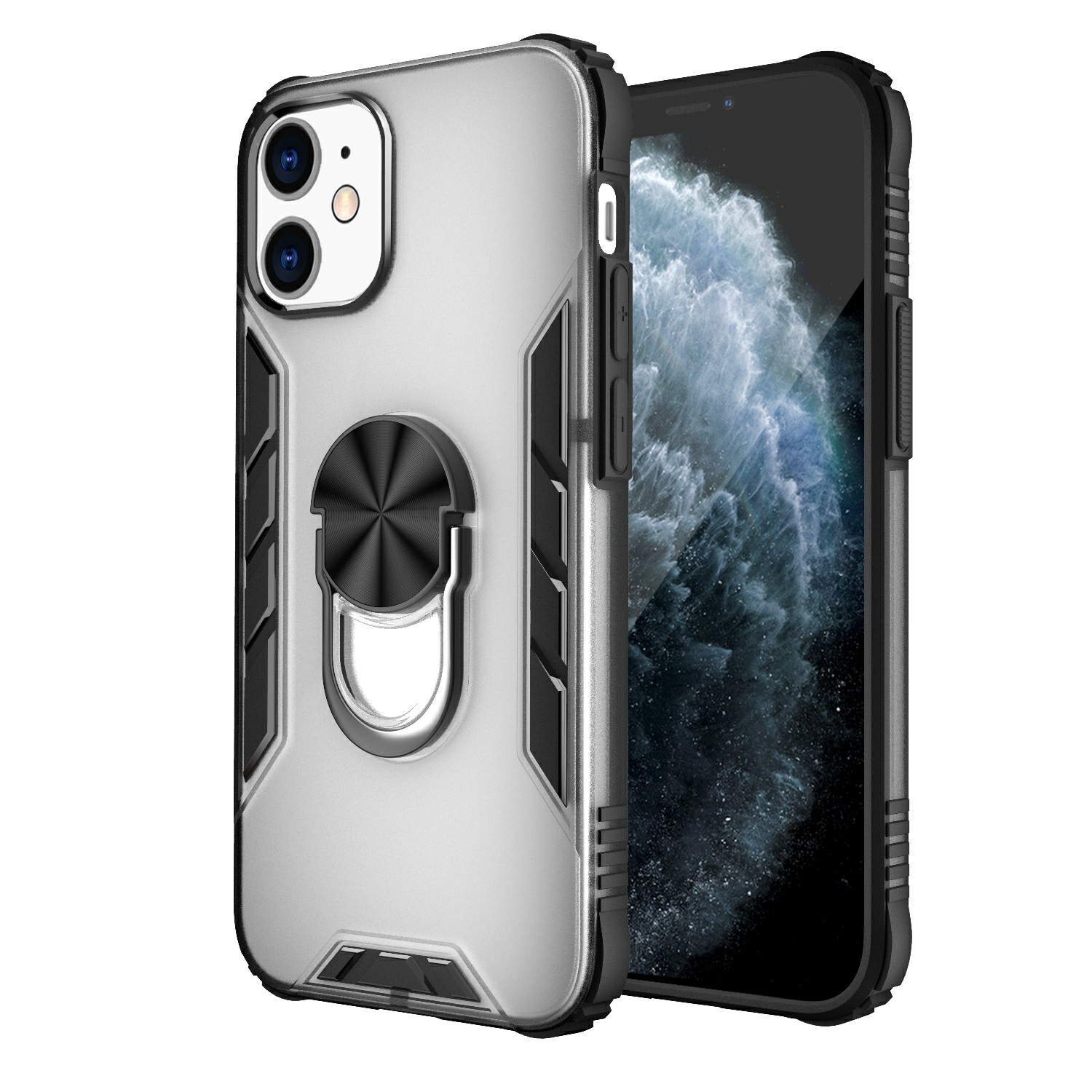 Rotatable Ring Holder Kickstand PC+TPU Phone Protector Shell for iPhone 12 mini 5.4 inch - White, iPhone 12 mini
Rotatable Ring Holder Kickstand PC+TPU Phone Protector Shell for iPhone 12 mini 5.4 inch - White, iPhone 12 mini