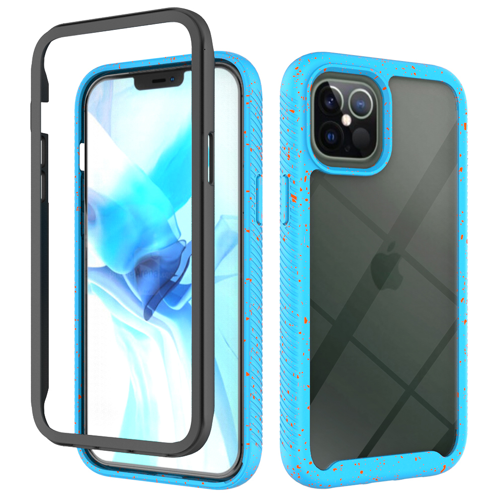 Starry Sky Color Spots Shockproof TPU Cover + PC Inner Frame Phone Protector for iPhone 12 Pro Max - Sky Blue, iPhone 12 Pro Max
Starry Sky Color Spots Shockproof TPU Cover + PC Inner Frame Phone Protector for iPhone 12 Pro Max - Sky Blue, iPhone 12 Pro Max