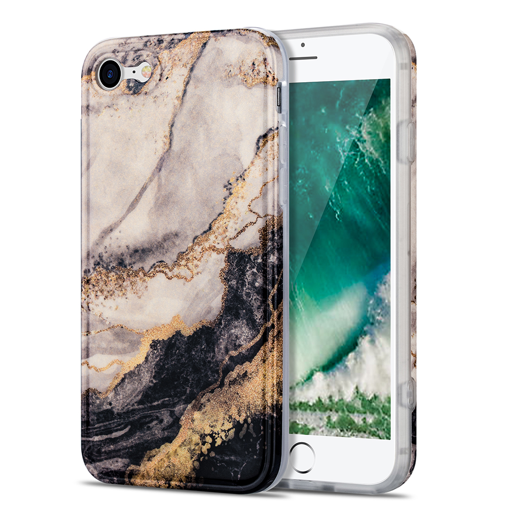 Gilding Marble Pattern Printing for iPhone SE (2020)/SE (2022)/7/8 4.7 inch TPU Phone Cover - Style C, iPhone SE (2022)
Gilding Marble Pattern Printing for iPhone SE (2020)/SE (2022)/7/8 4.7 inch TPU Phone Cover - Style C, iPhone SE (2022)