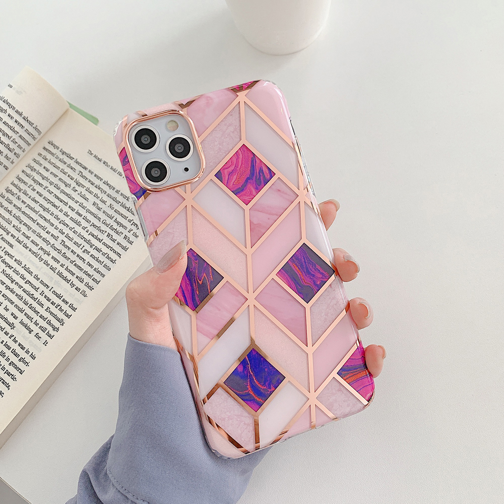 IMD Surface Workmanship Soft TPU Phone Cover Case for iPhone 12/12 Pro - Perple Diamond, iPhone 12
IMD Surface Workmanship Soft TPU Phone Cover Case for iPhone 12/12 Pro - Perple Diamond, iPhone 12