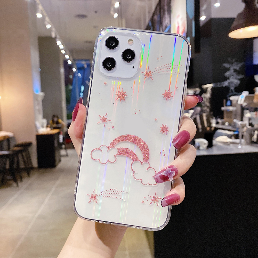 Gleaming Pattern Soft TPU Sheer Laser Phone Protetcive Shell for iPhone 12 Pro - Red Rainbow, iPhone 12 Pro
Gleaming Pattern Soft TPU Sheer Laser Phone Protetcive Shell for iPhone 12 Pro - Red Rainbow, iPhone 12 Pro