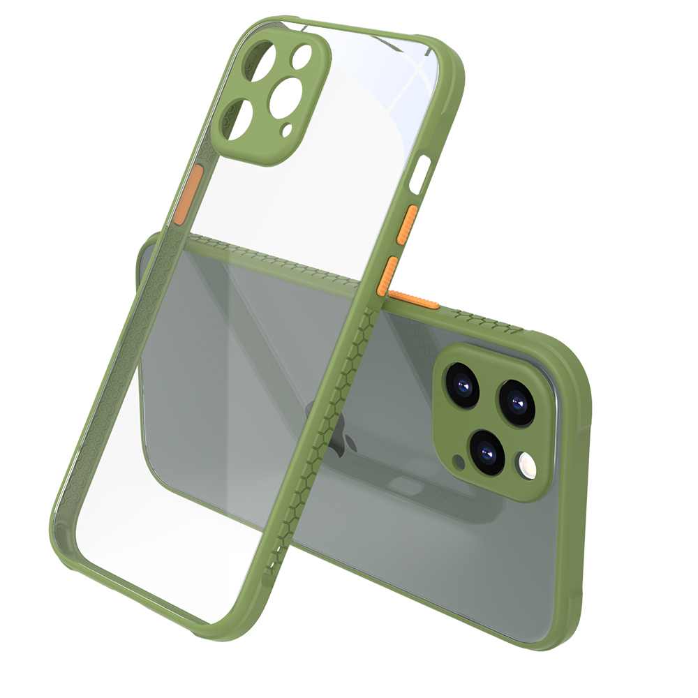 Hard PC Back + Soft TPU Edge Combo Hybrid Phone Shell Case for iPhone 12 Pro - Army Green, iPhone 12 Pro
Hard PC Back + Soft TPU Edge Combo Hybrid Phone Shell Case for iPhone 12 Pro - Army Green, iPhone 12 Pro