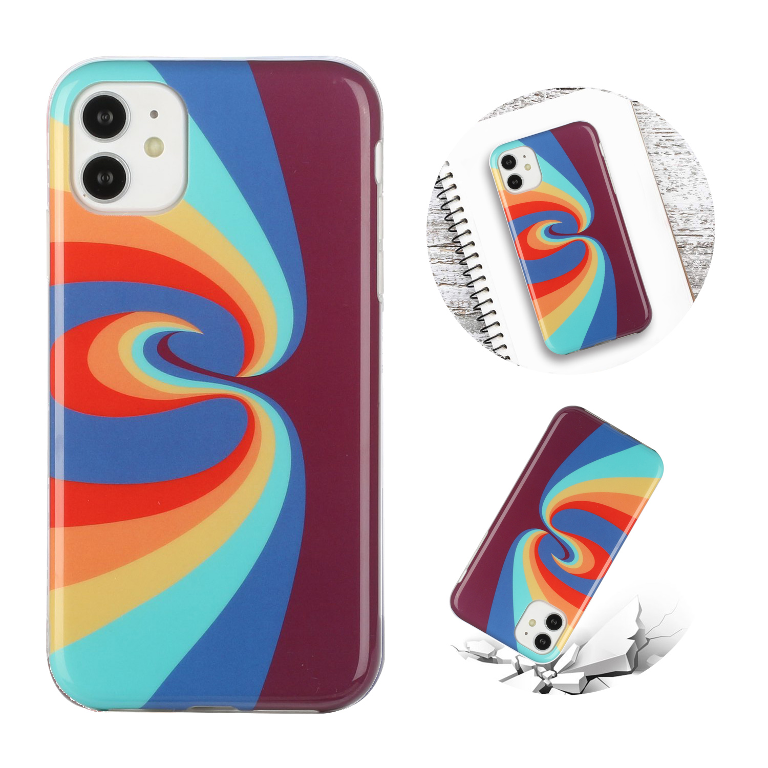 Rainbow Pattern Anti-drop IMD TPU Cover for iPhone 11 6.1 inch - Style C, iPhone 11 6.1 inch
Rainbow Pattern Anti-drop IMD TPU Cover for iPhone 11 6.1 inch - Style C, iPhone 11 6.1 inch