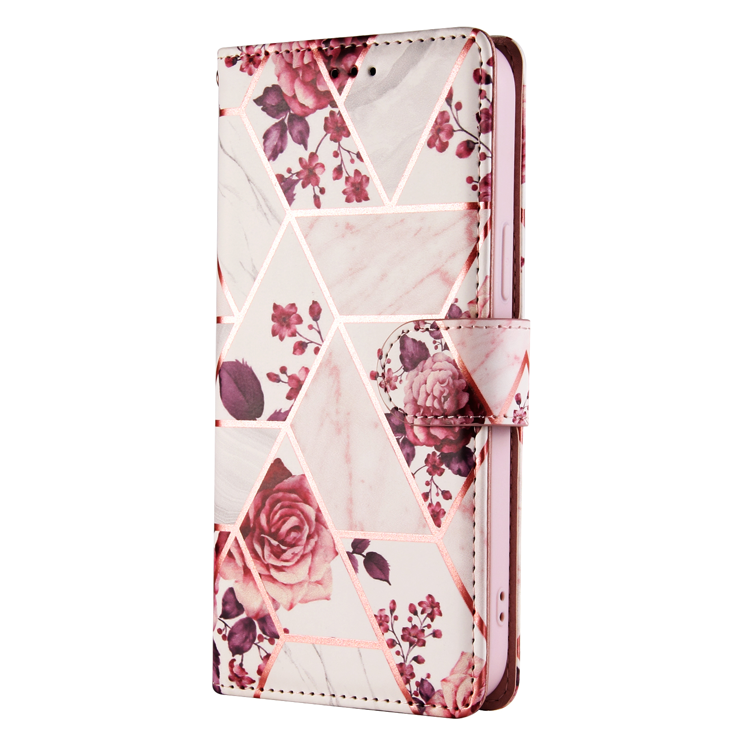 For iPhone 12 mini Marbel Pattern Lacquered Leather Protection Case - Light Pink, iPhone 12 mini
For iPhone 12 mini Marbel Pattern Lacquered Leather Protection Case - Light Pink, iPhone 12 mini
