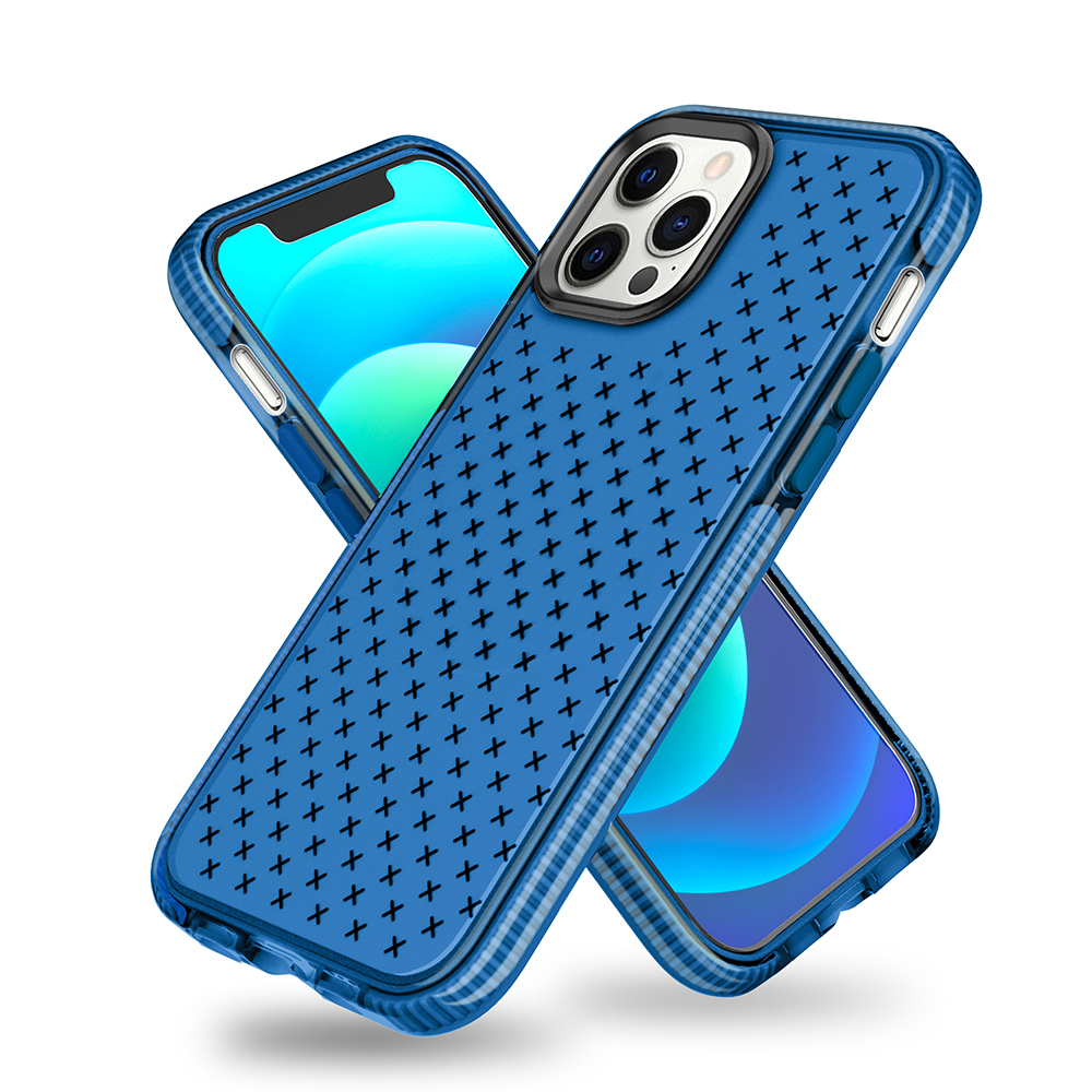 Soft TPU Phone Cover Case with Grid Surface for iPhone 12 Pro Max - Blue, iPhone 12 Pro Max
Soft TPU Phone Cover Case with Grid Surface for iPhone 12 Pro Max - Blue, iPhone 12 Pro Max