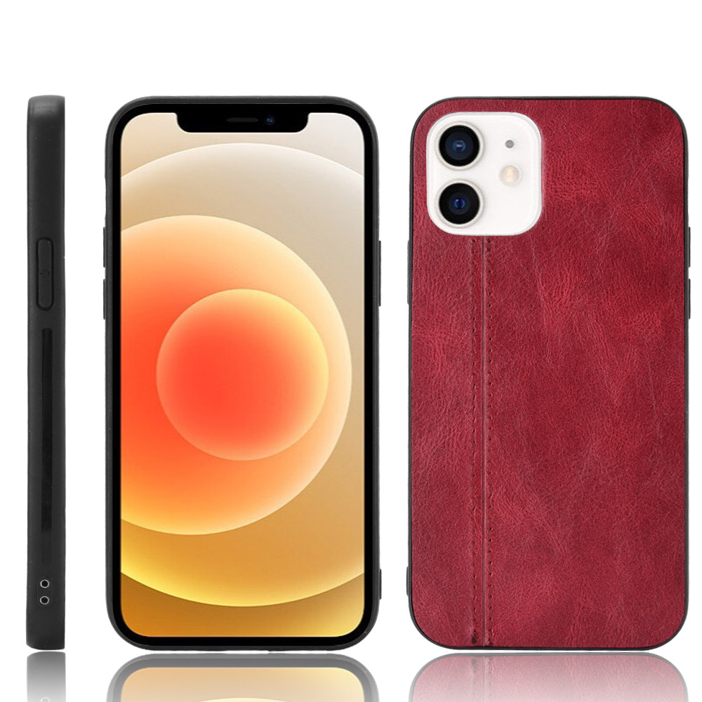 PU Leather Coated PC + TPU Phone Case for iPhone 12 mini 5.4 inch - Red, iPhone 12 mini
PU Leather Coated PC + TPU Phone Case for iPhone 12 mini 5.4 inch - Red, iPhone 12 mini
