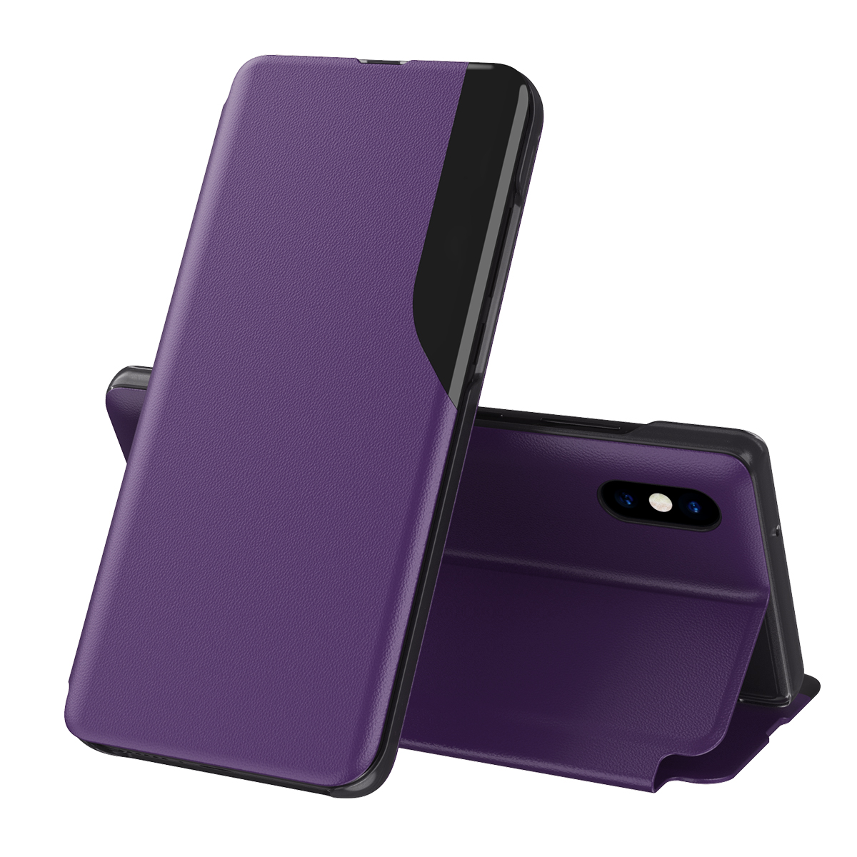 PC + PU Кожаный Телефон С Окном Вида Для IPhone Xs Max - Фиолетовый, iPhone XS Max 6.5 inch
PC + PU Кожаный Телефон С Окном Вида Для IPhone Xs Max - Фиолетовый, iPhone XS Max 6.5 inch