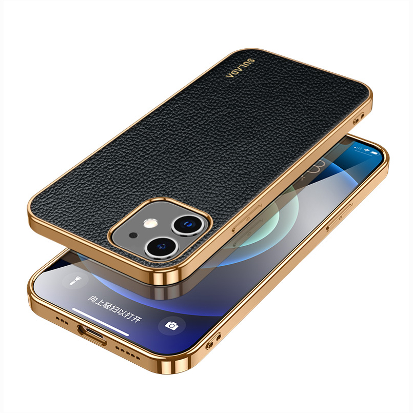 SULADA PC + PU Leather Coated TPU Phone Case for iPhone 12 mini - Black, iPhone 12 mini
SULADA PC + PU Leather Coated TPU Phone Case for iPhone 12 mini - Black, iPhone 12 mini