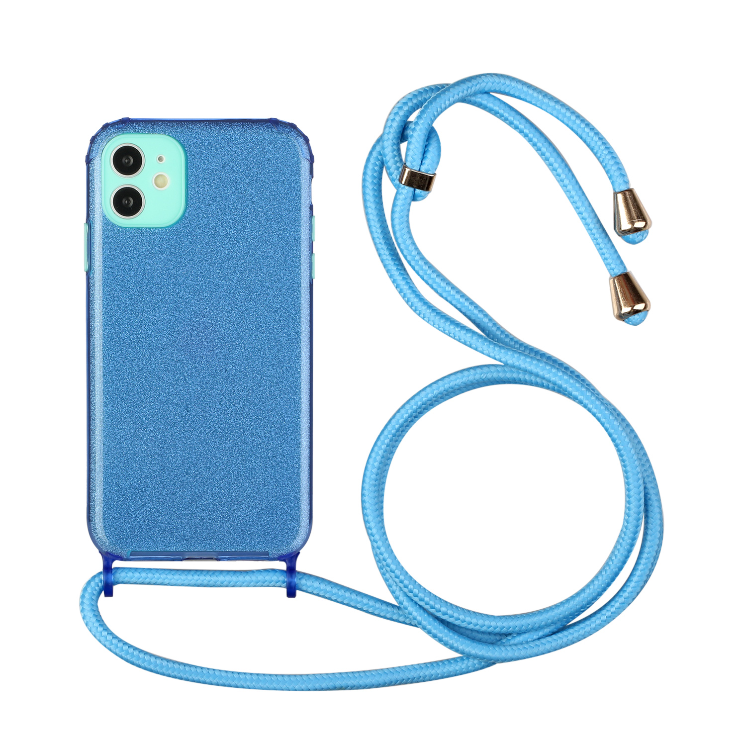 Glitter Powder Design Soft TPU Phone Case with Multi-function Strap for iPhone 11 - Blue, iPhone 11 6.1 inch
Glitter Powder Design Soft TPU Phone Case with Multi-function Strap for iPhone 11 - Blue, iPhone 11 6.1 inch