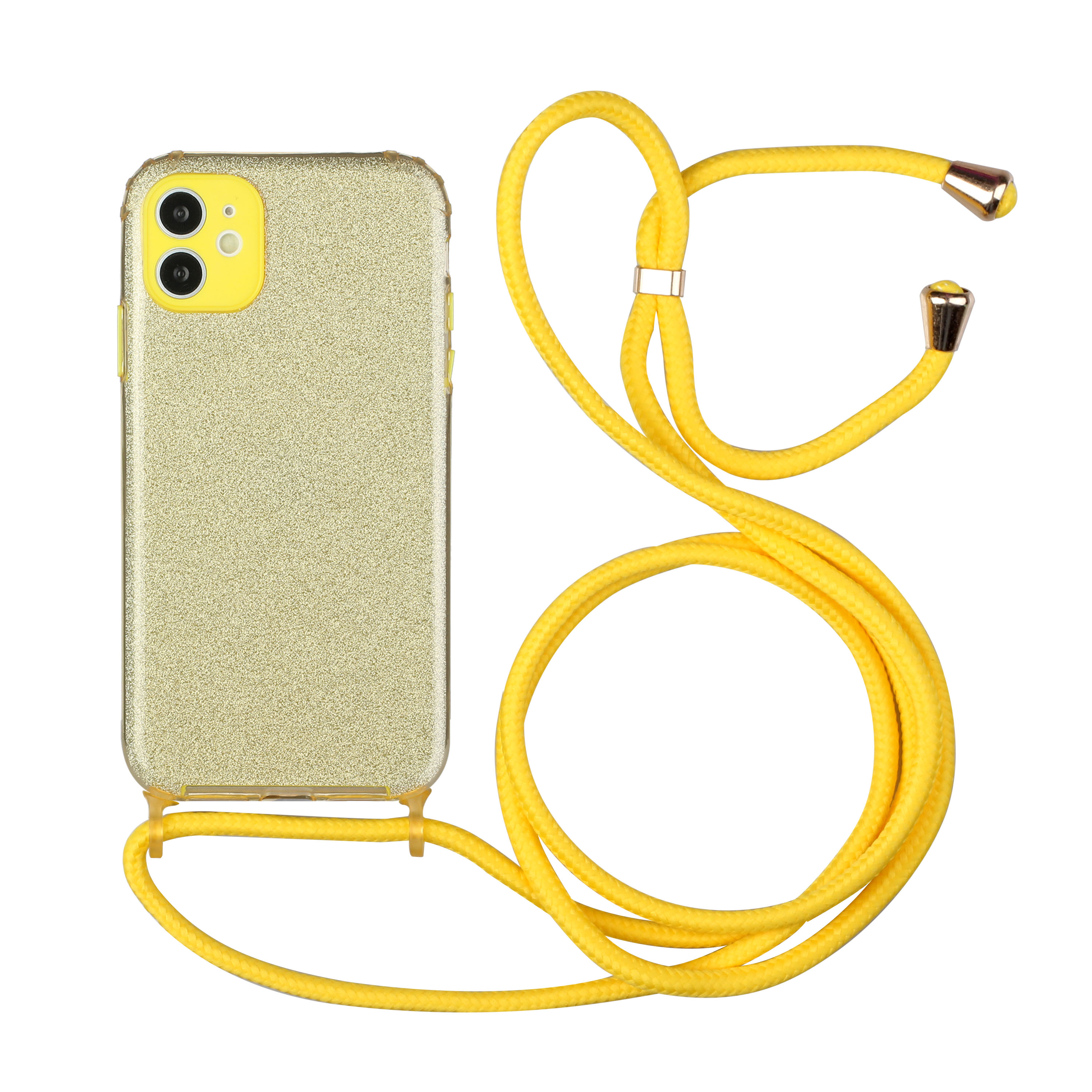 Glitter Powder Design Soft TPU Phone Case with Multi-function Strap for iPhone 11 - Yellow, iPhone 11 6.1 inch
Glitter Powder Design Soft TPU Phone Case with Multi-function Strap for iPhone 11 - Yellow, iPhone 11 6.1 inch